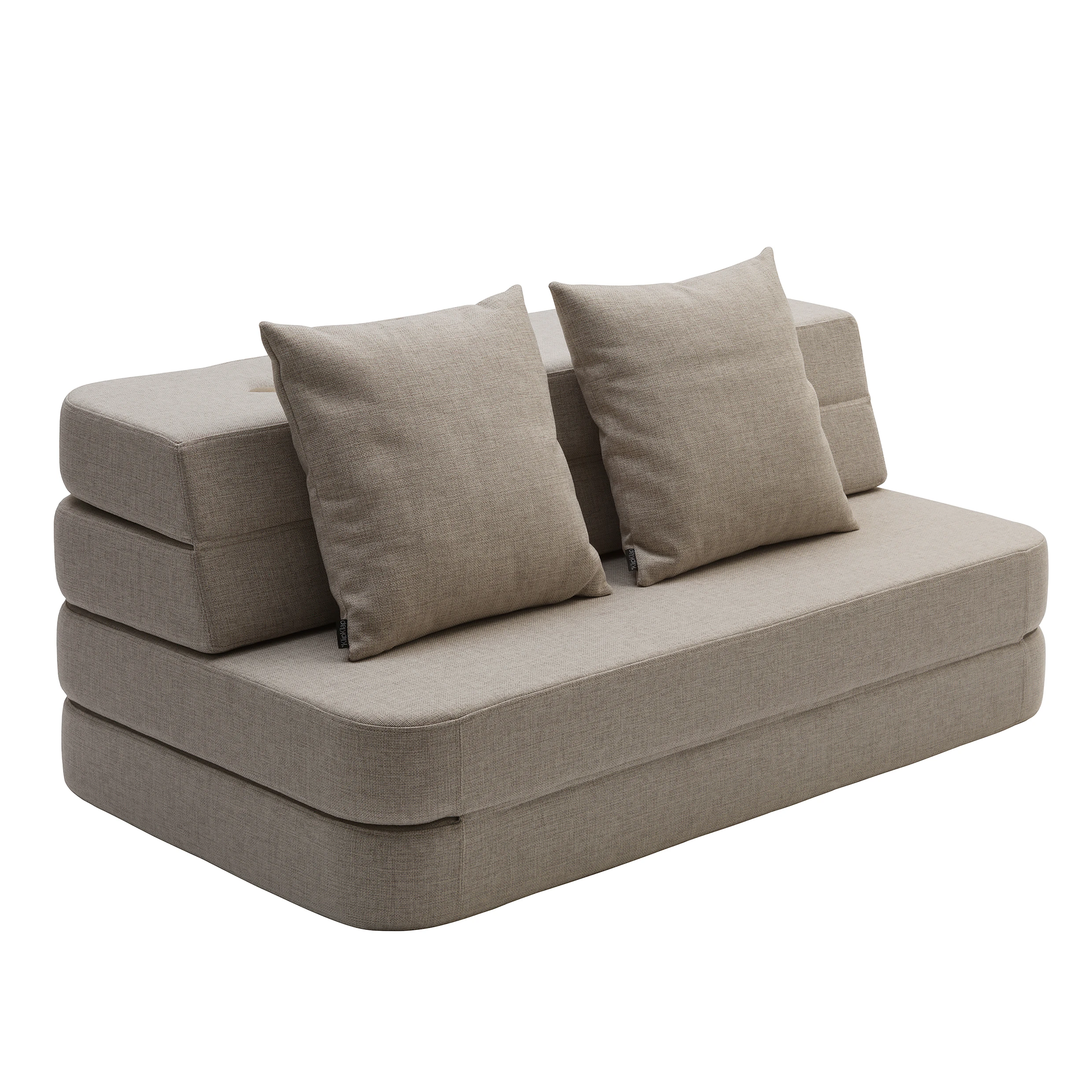 Klapp-Sofa "KK 3 Fold Sofa XL soft" (140 cm) - Beige / Sand