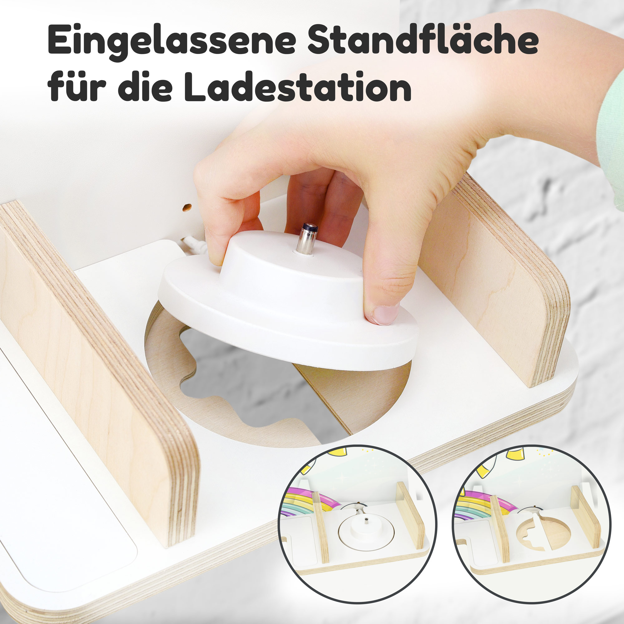 Regal für Tonies, 'Einhorn', mttel