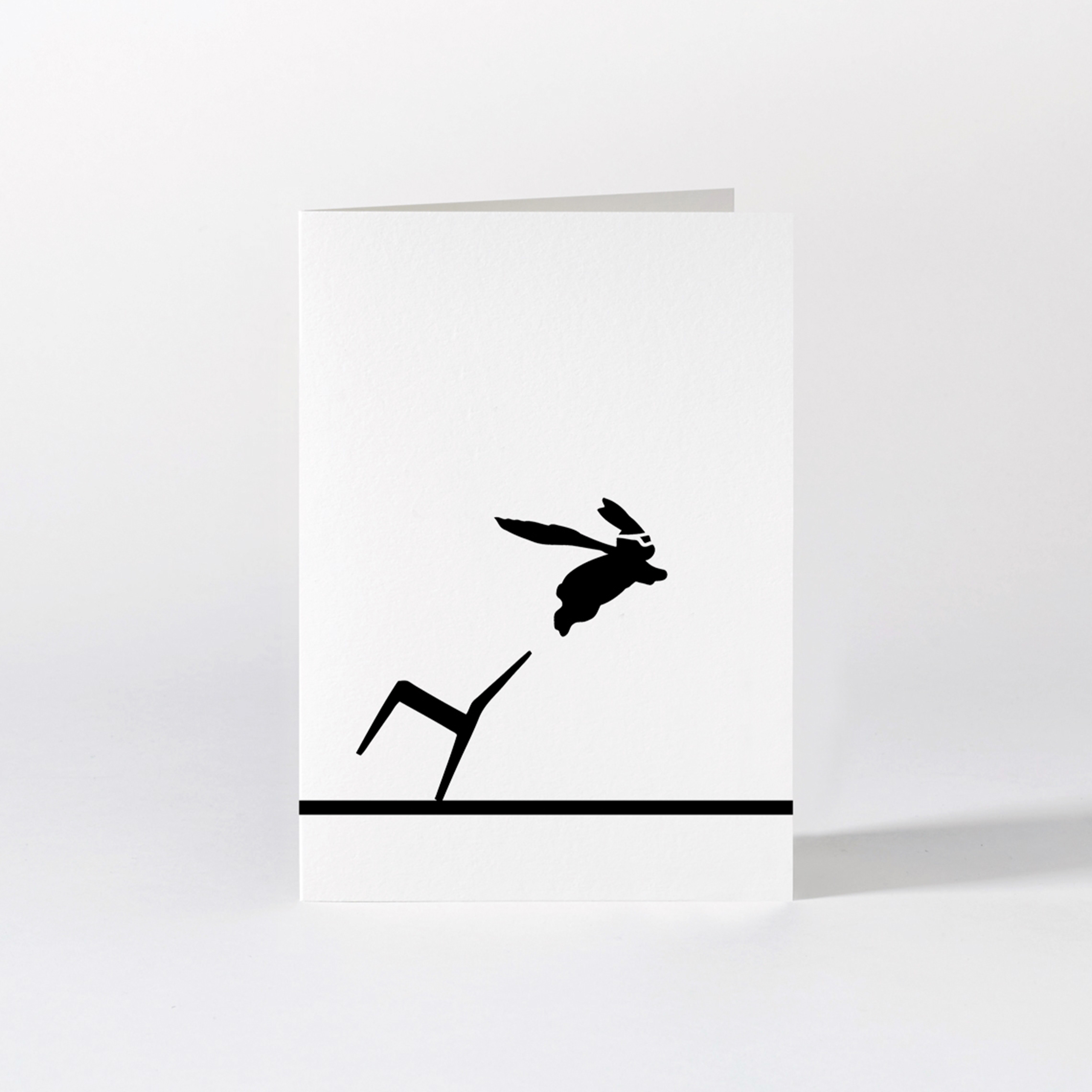 Grußkarte "Superhero Rabbit"