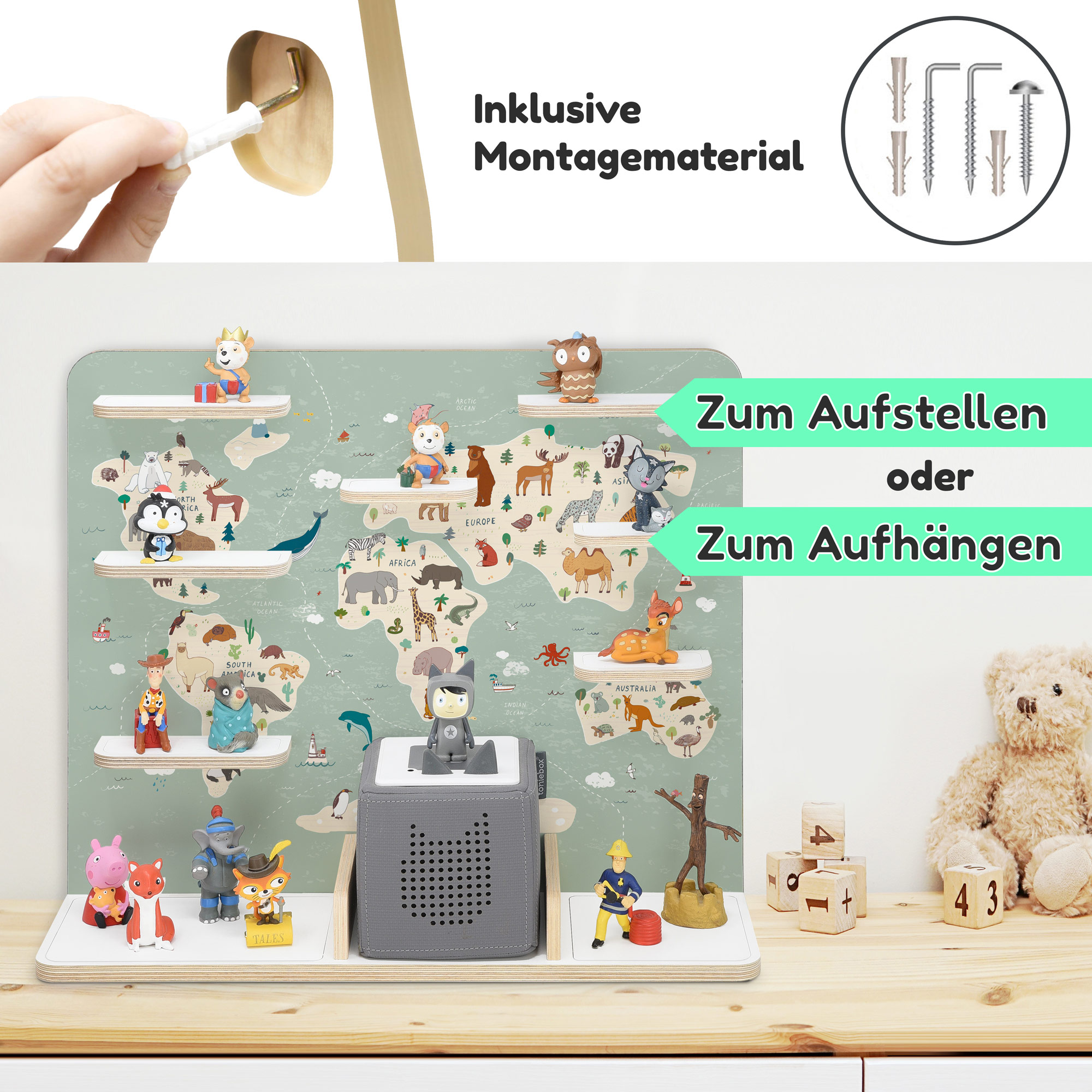 Regal für Tonies, 'Atlas', groß
