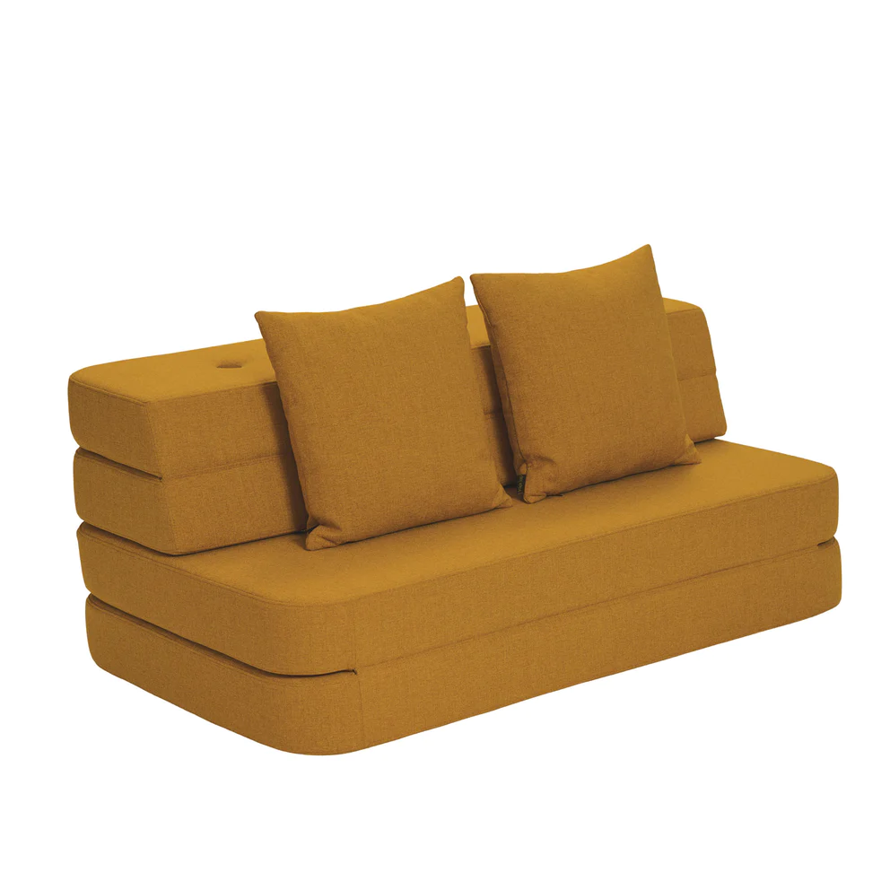 Klapp-Sofa "KK 3 Fold Sofa" (120 cm) - Mustard