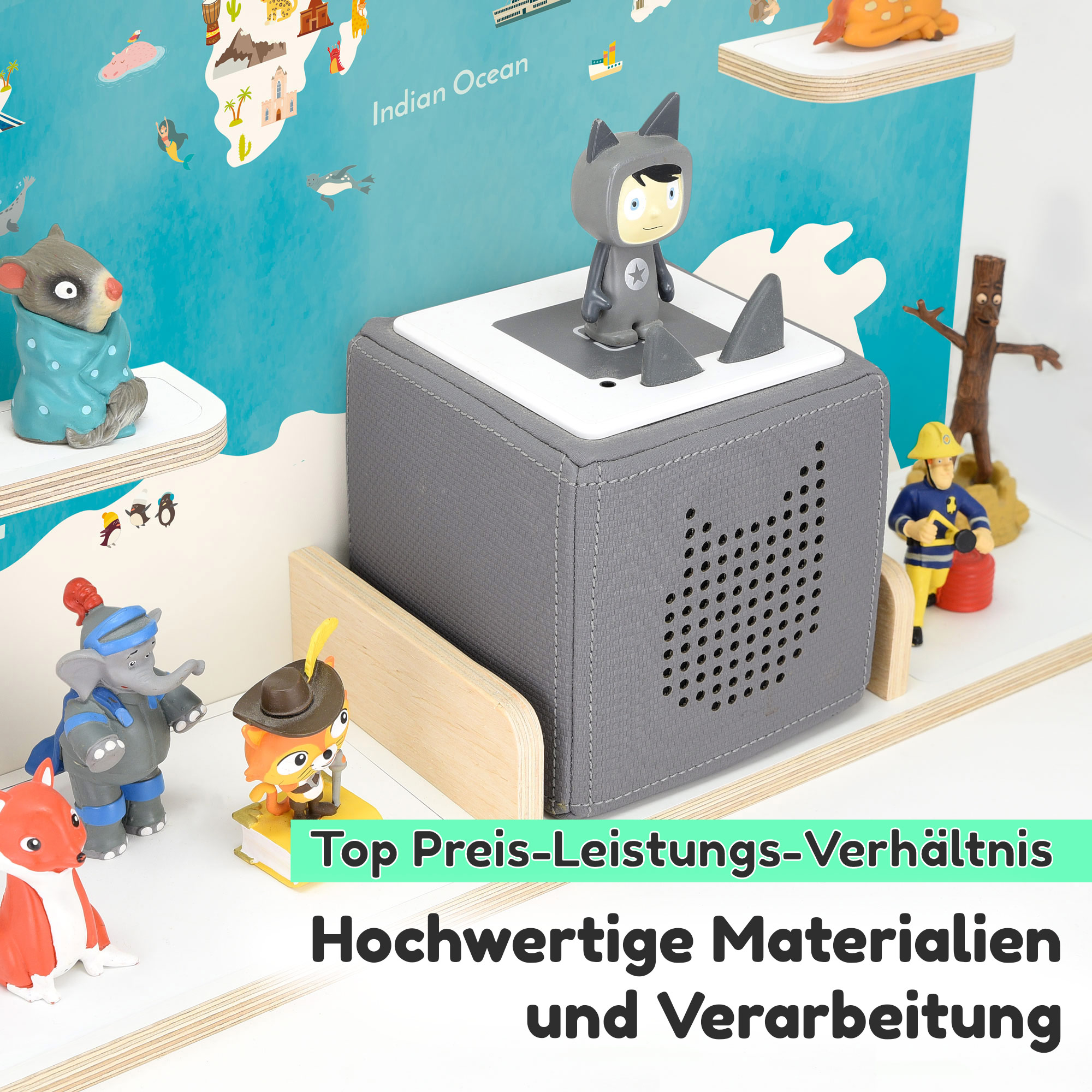 Regal für Tonies, 'Globus', groß