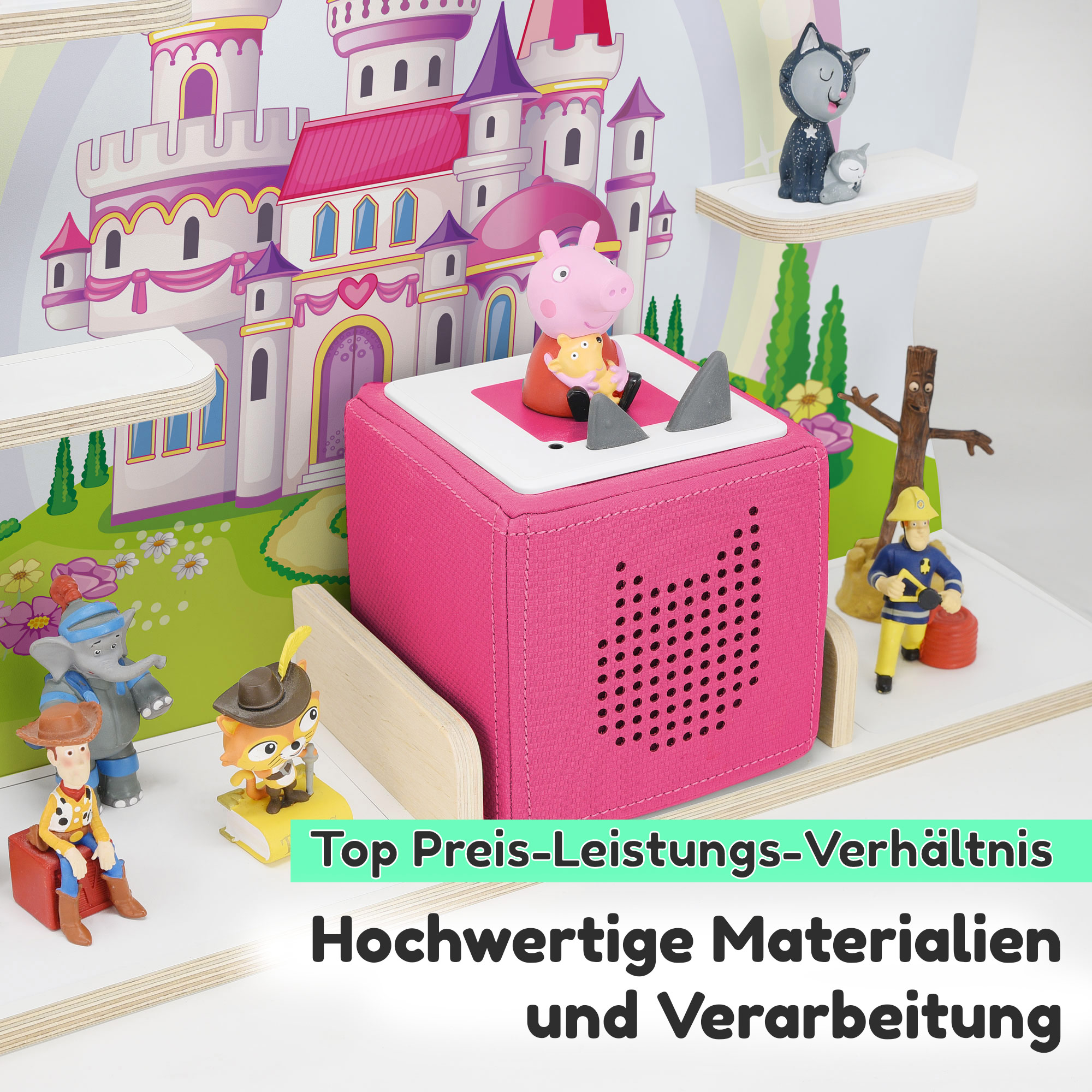 Regal für Tonies, 'Märchenschloss', groß