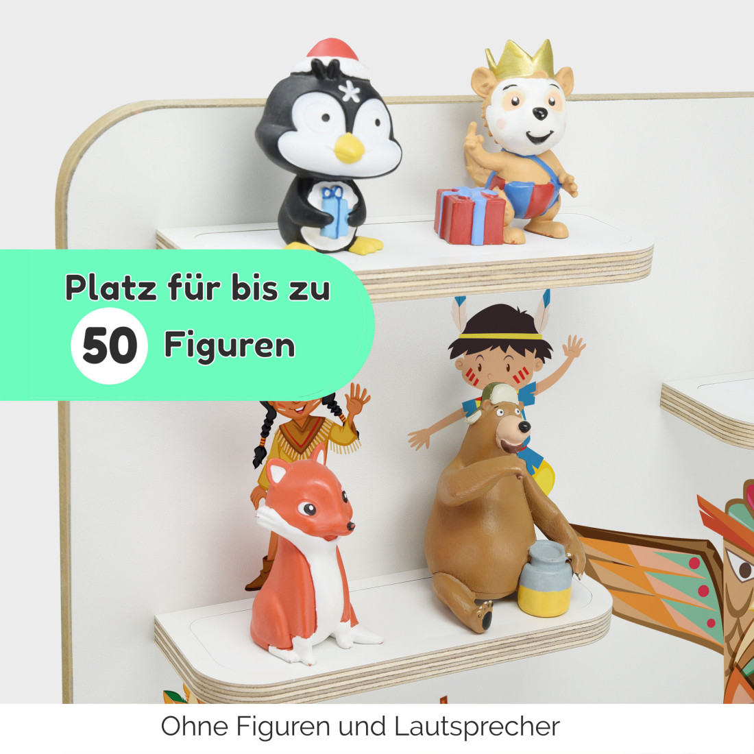 Regal für Tonies, 'Indianer', groß