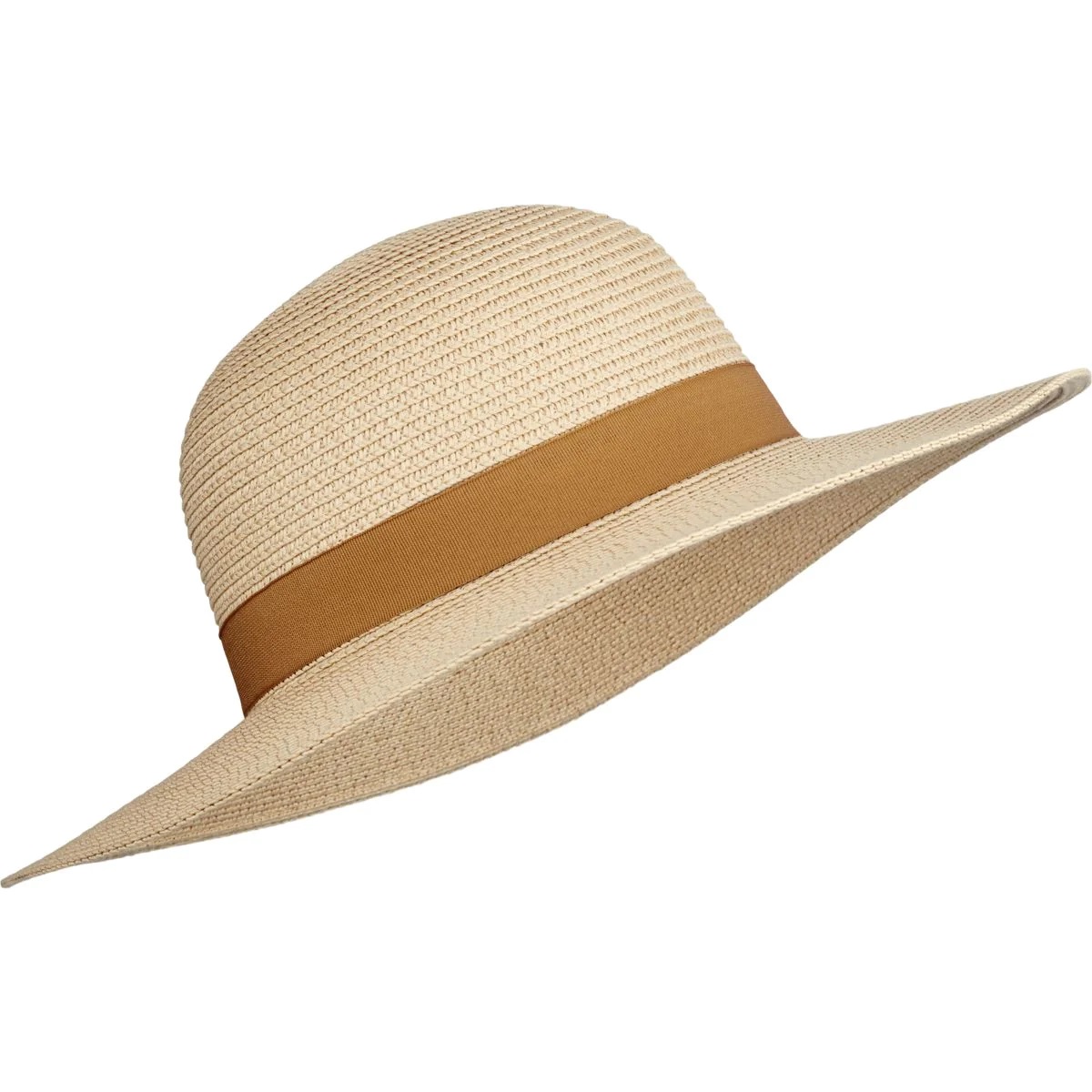 Sonnenhut "Elle Capri boater hat - Golden caramel"