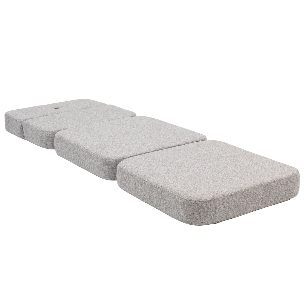 Klapp-Sofa "KK 3 Fold Sofa" Single Soft - Multi Grey/ Grey
