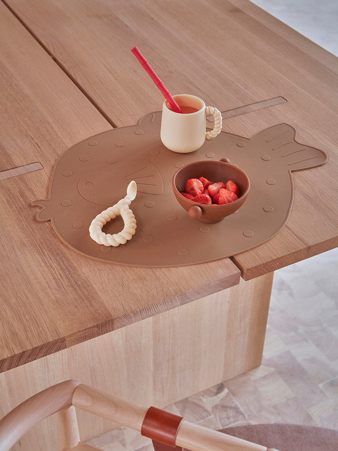 Tischset für Kinder "Little Finn - Rubber" aus Silikon