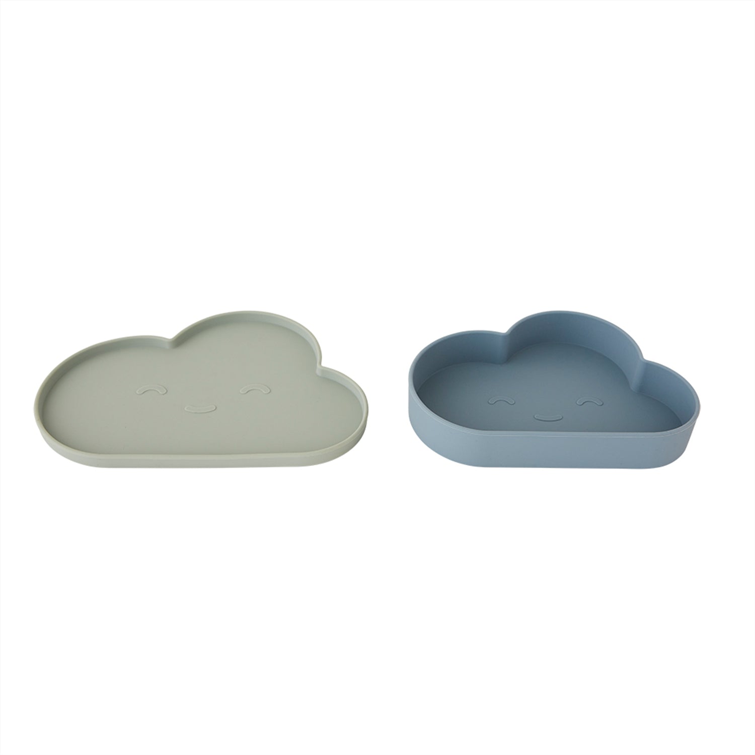 Kinderteller & Schälchen "Chloe Cloud - Tourmaline / Pale Mint" Set 