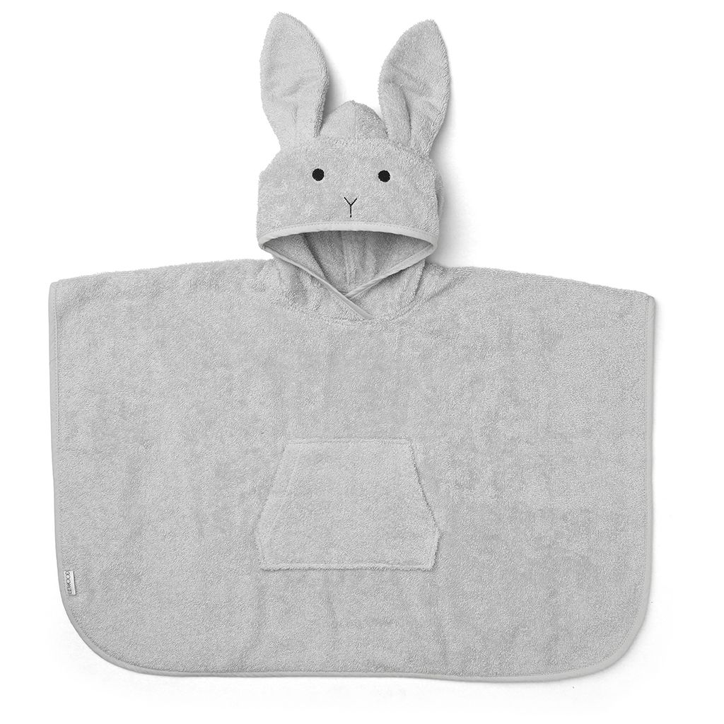Poncho für Kinder "Orla - Rabbit dumbo grey"