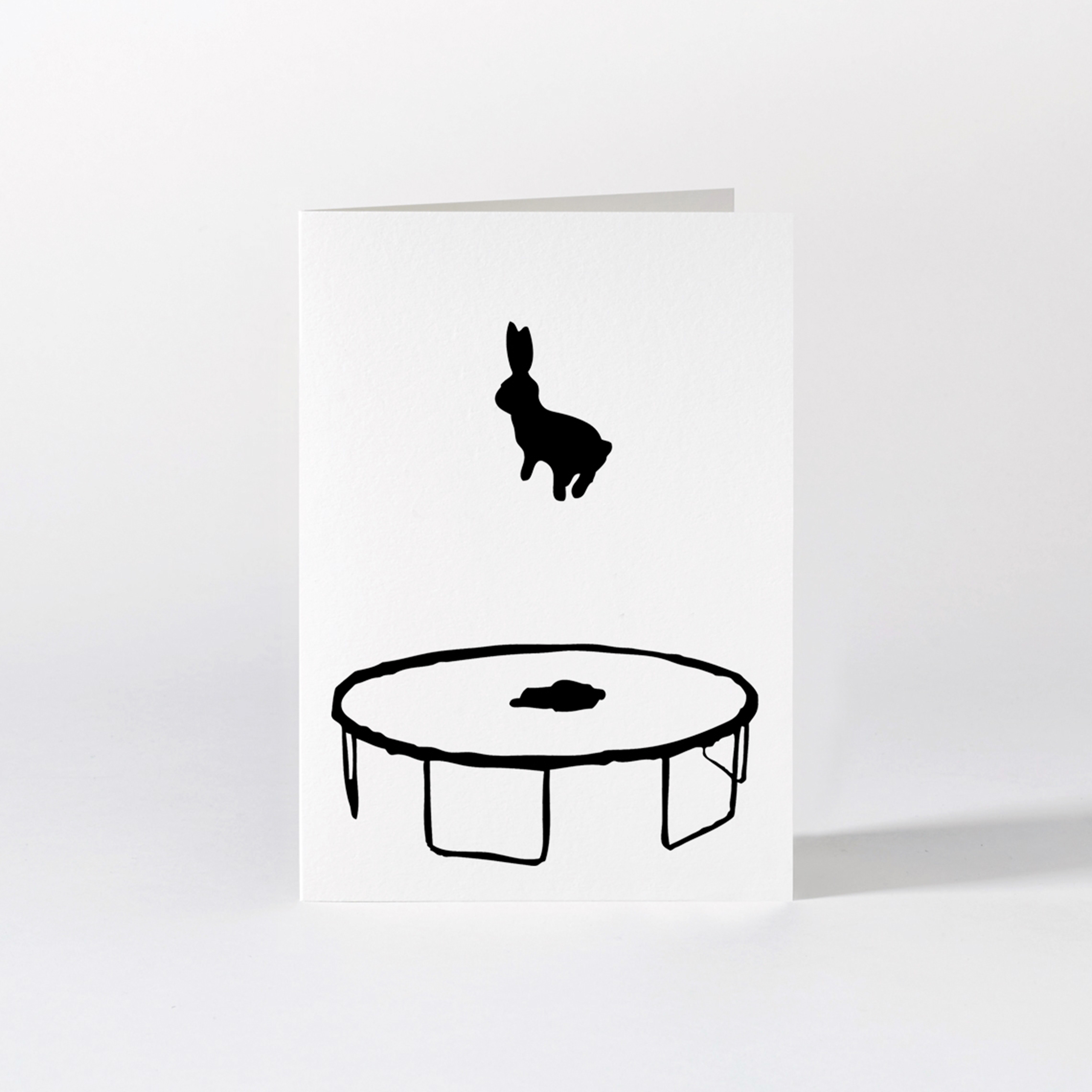 Grußkarte "Bouncing Rabbit"