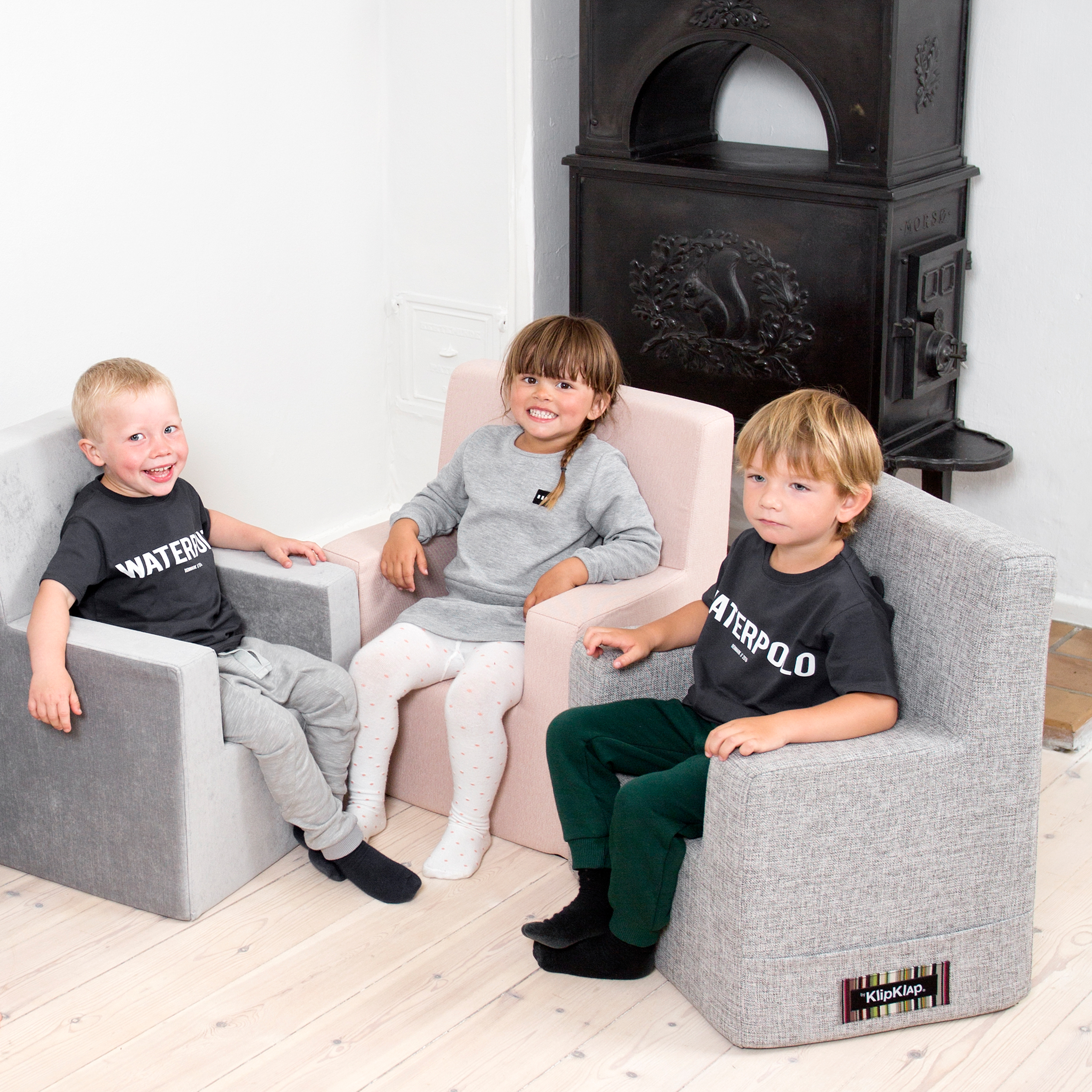 Kindersessel "KK Kids Chair XL" - Multi Grey / Grey