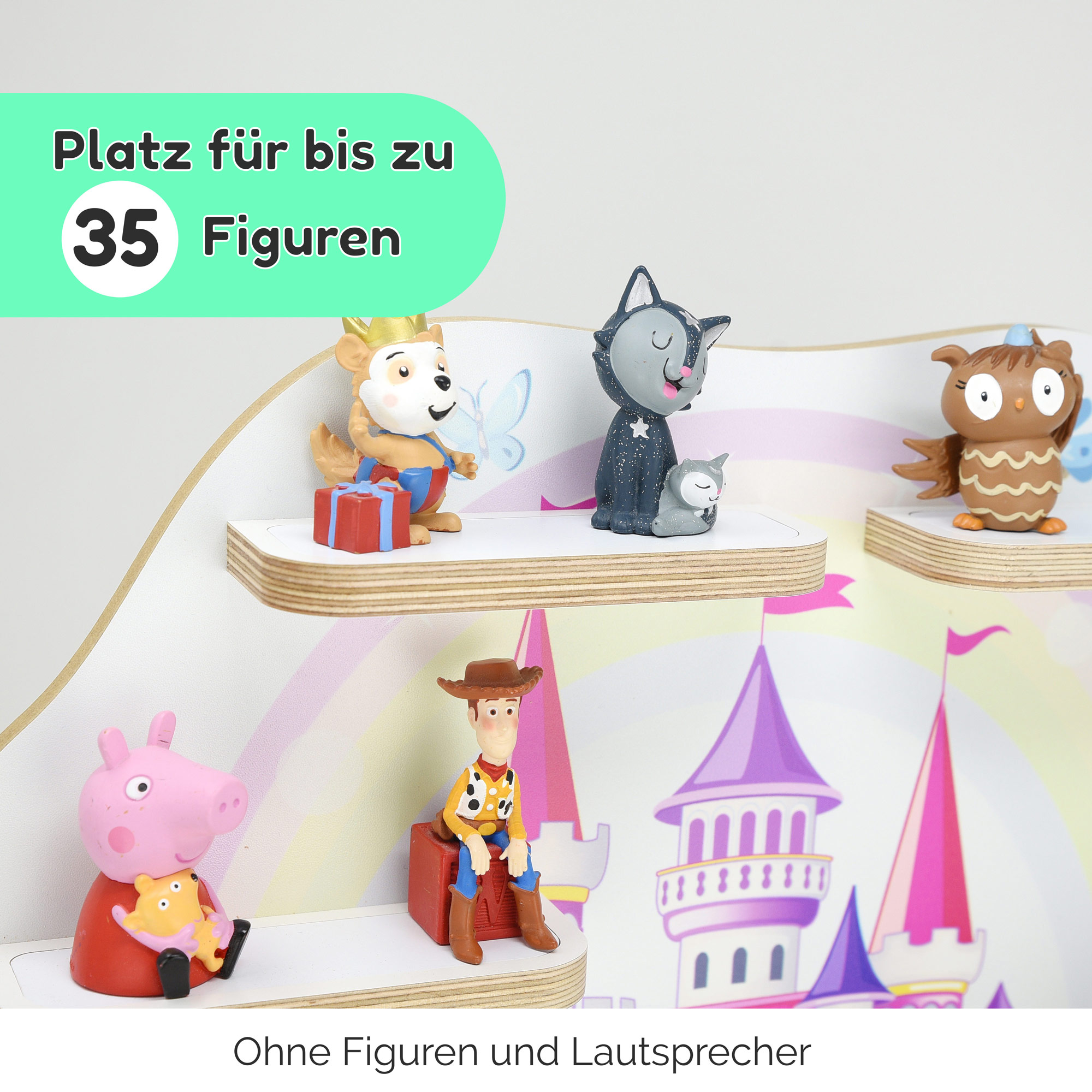 Regal für Tonies, 'Märchenschloss', mittel