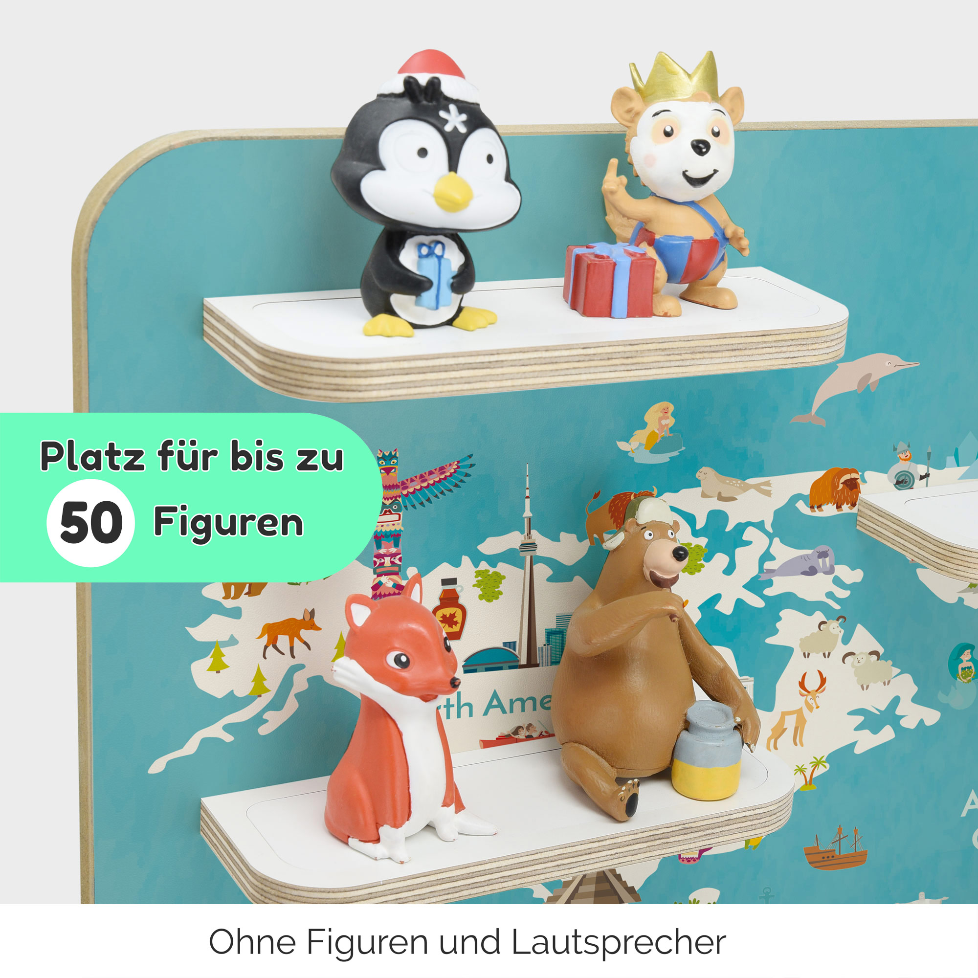 Regal für Tonies, 'Globus', groß