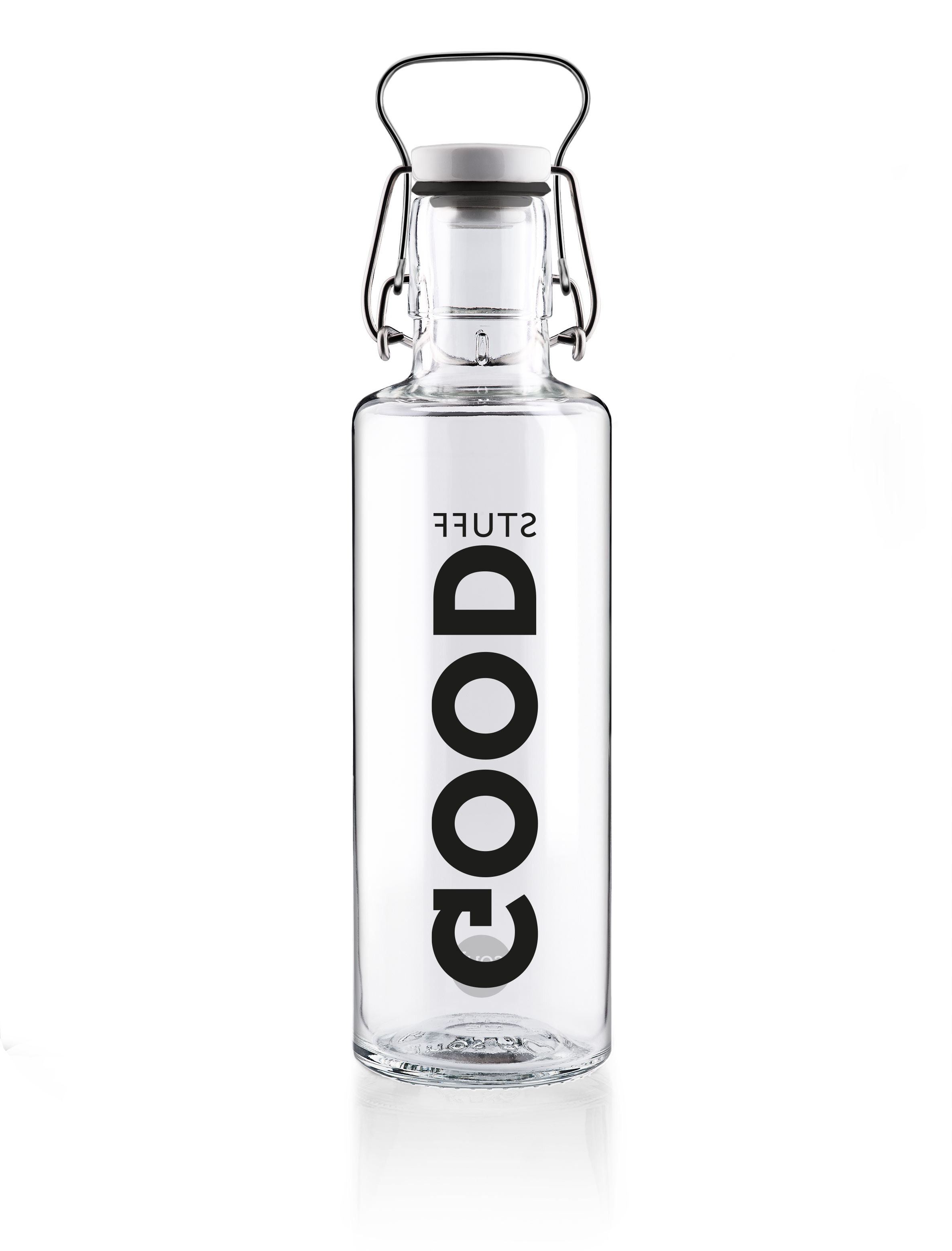 Trinkflasche aus Glas 0,6l  Good stuff