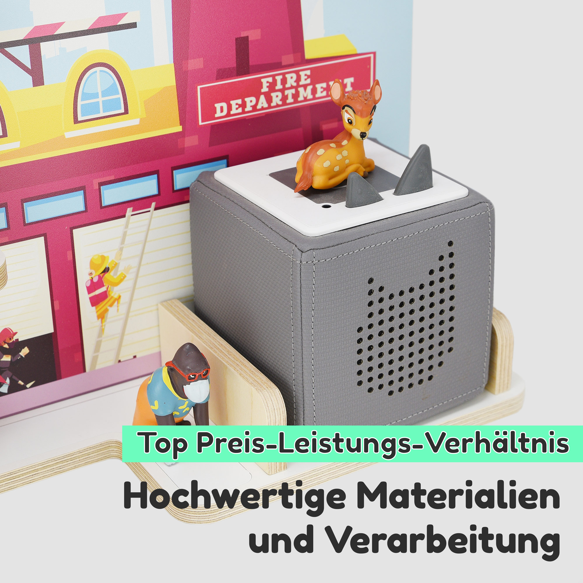 Regal für Tonies, 'Feuerwehr', mittel
