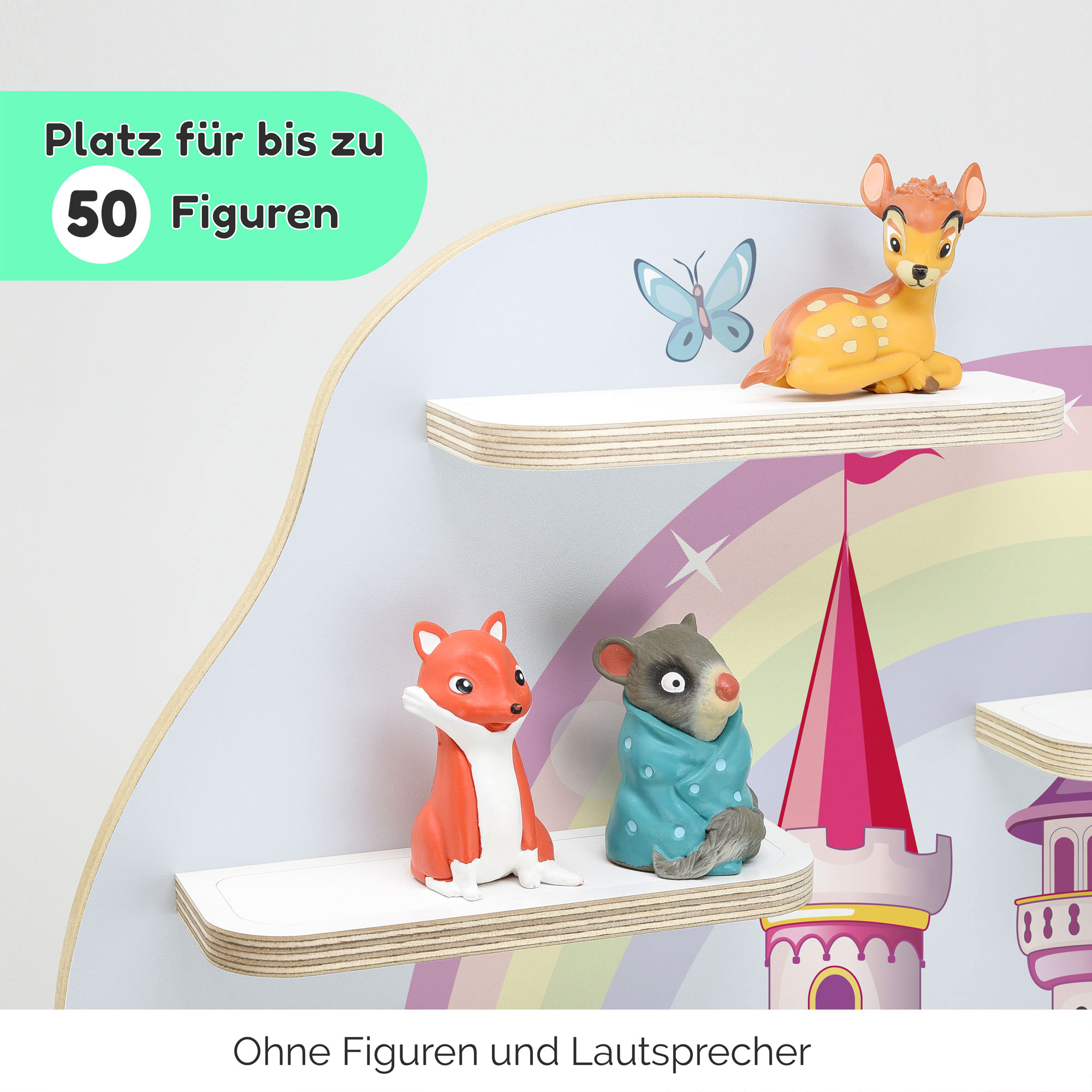 Regal für Tonies, 'Märchenschloss', groß