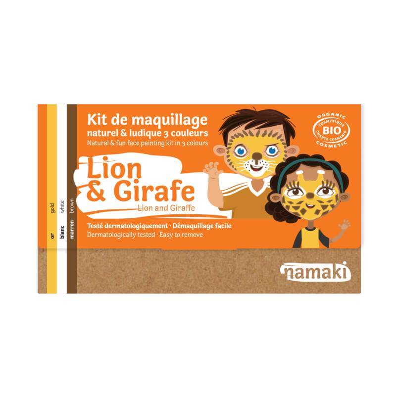 Bio-Kinderschminke Löwe & Giraffe