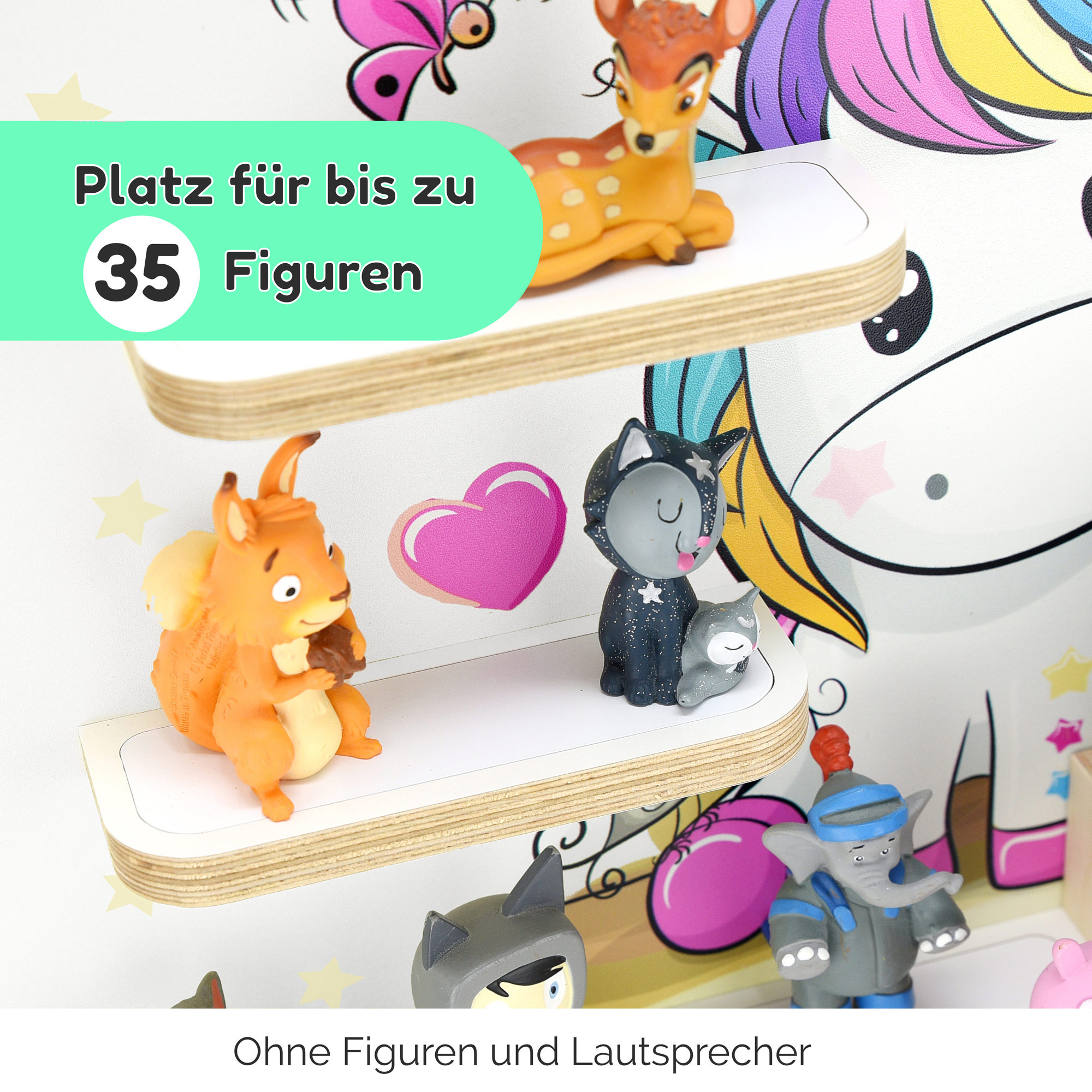 Regal für Tonies, 'Pony', mittel