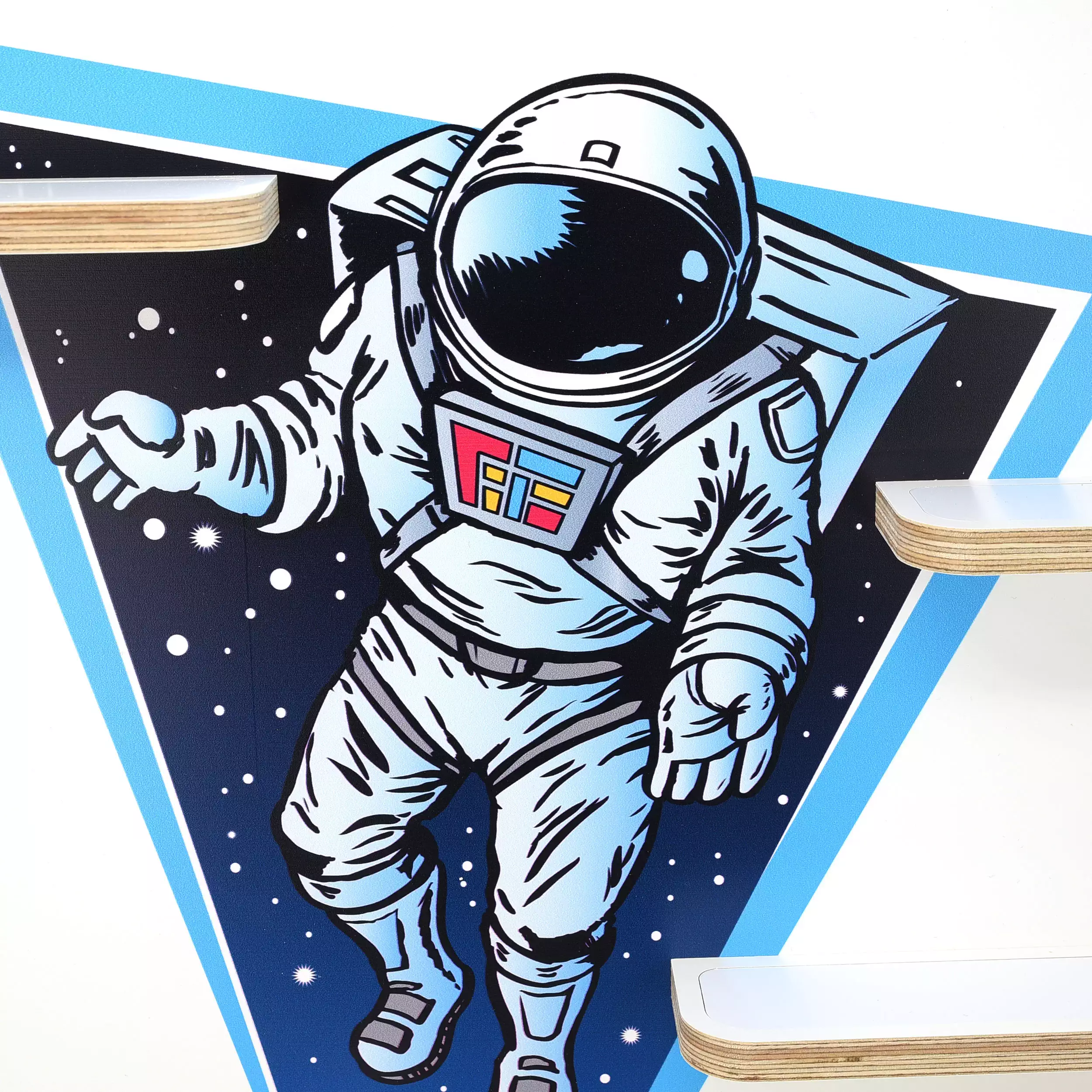 Regal geeignet für die Toniebox "Astronaut" - zum Aufhängen