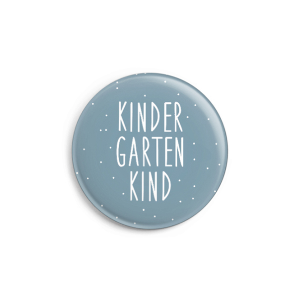 Button Kindergartenkind, blau