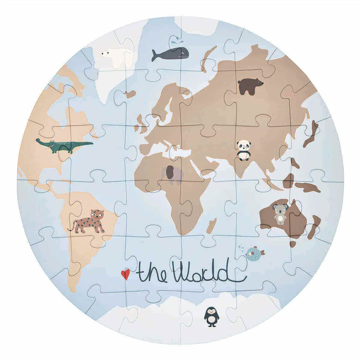 Kinderpuzzle "The World"