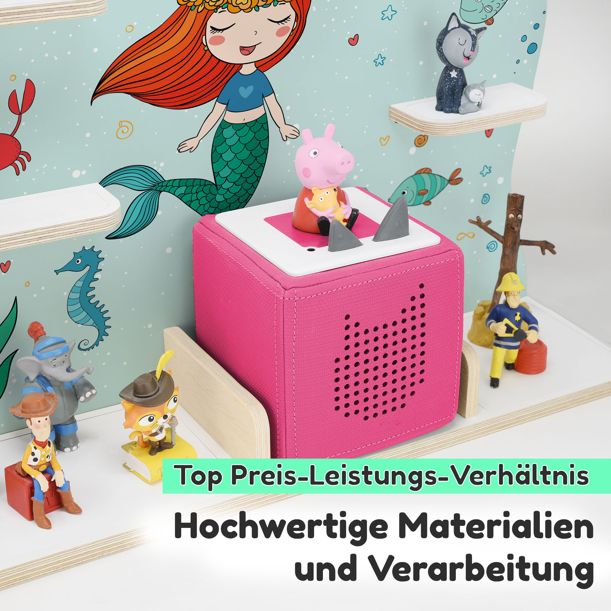 Regal für Tonies, 'Meermaid', groß