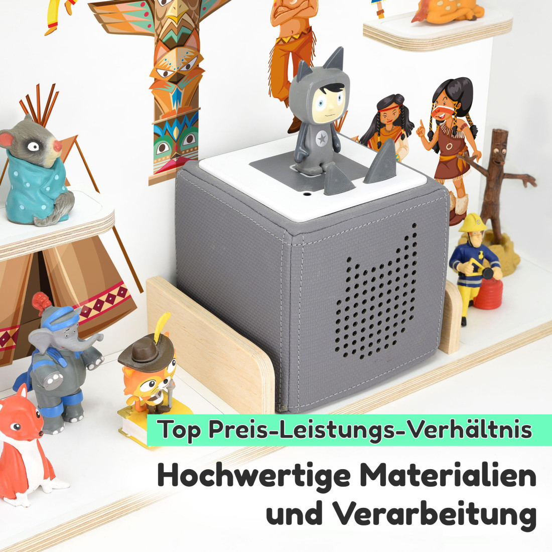 Regal für Tonies, 'Indianer', groß
