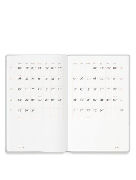 Diary / Terminkalender 2023 "basil" - DIN A4