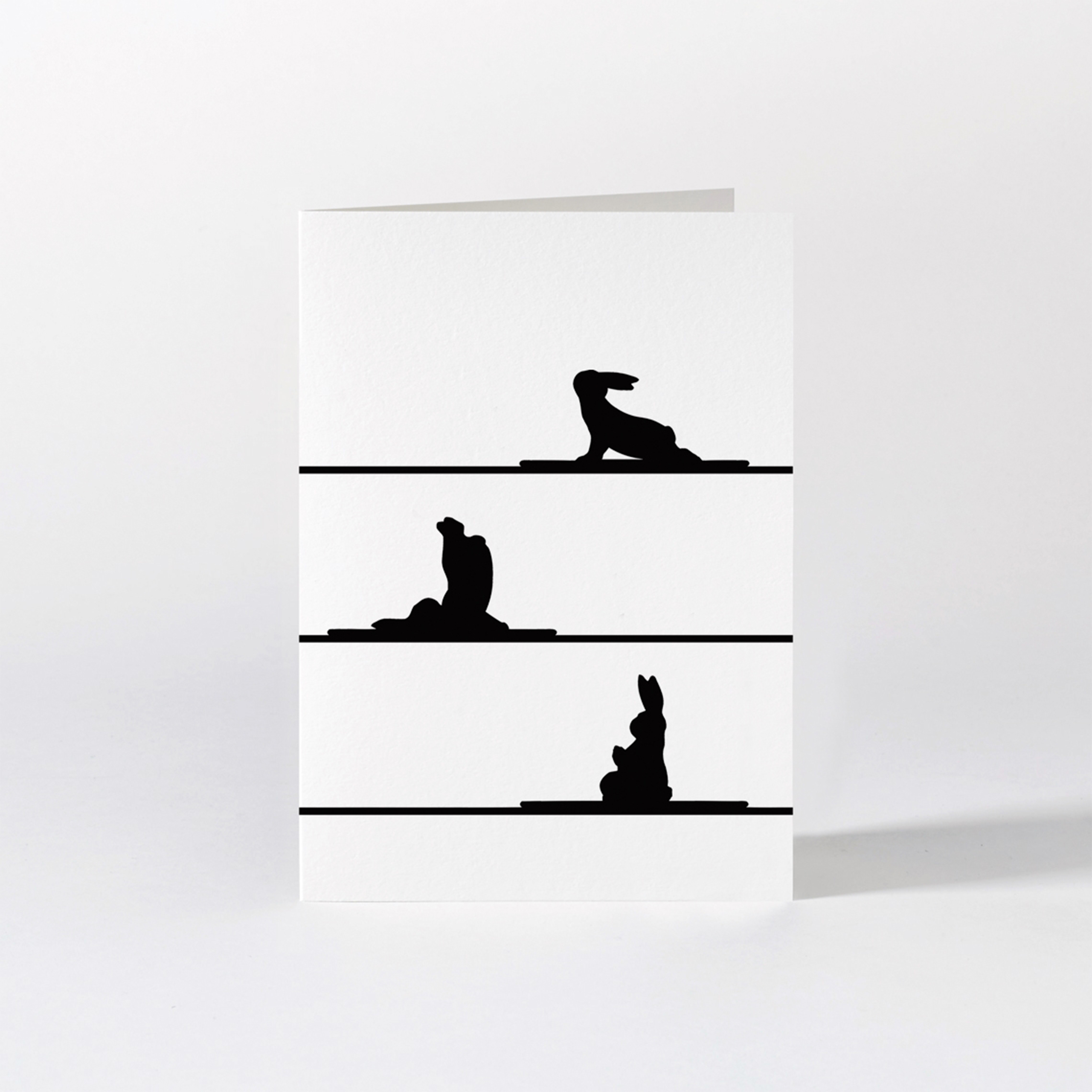 Grußkarte "Yoga Rabbit"