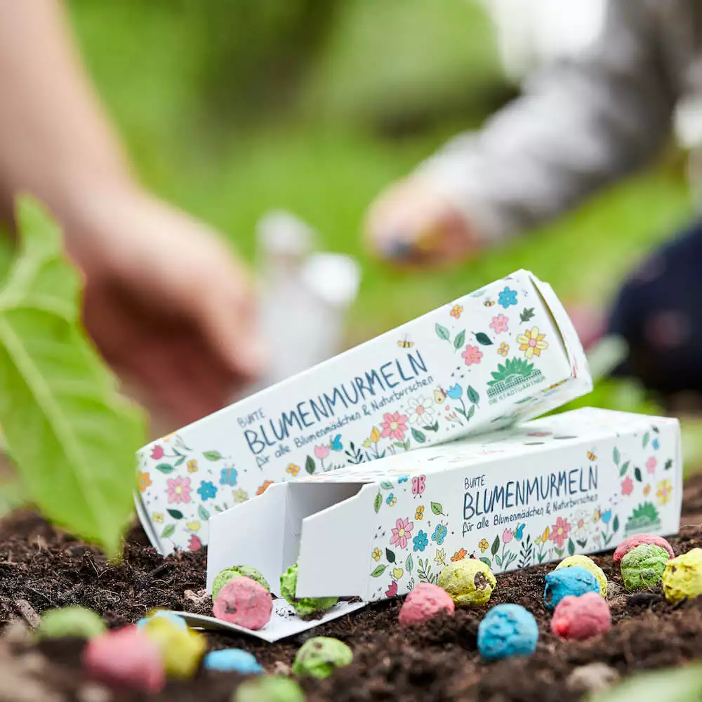 Blumenmurmeln - Bunte Seedbombs