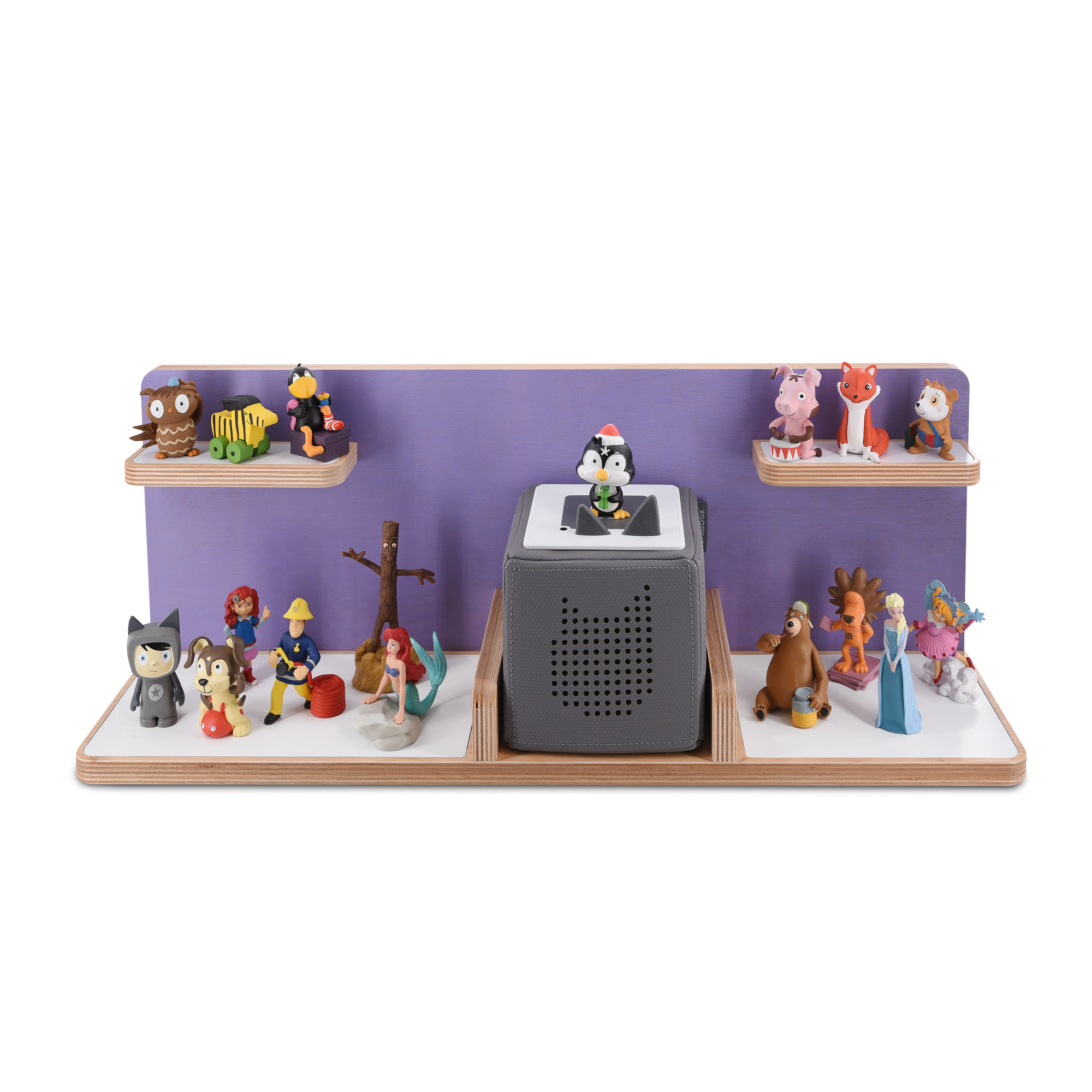 Regal geeignet für die Toniebox Large – Lila
