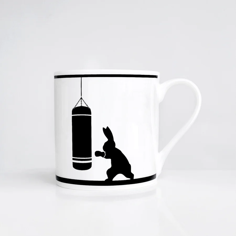 Trinktasse "Boxercise Rabbit"