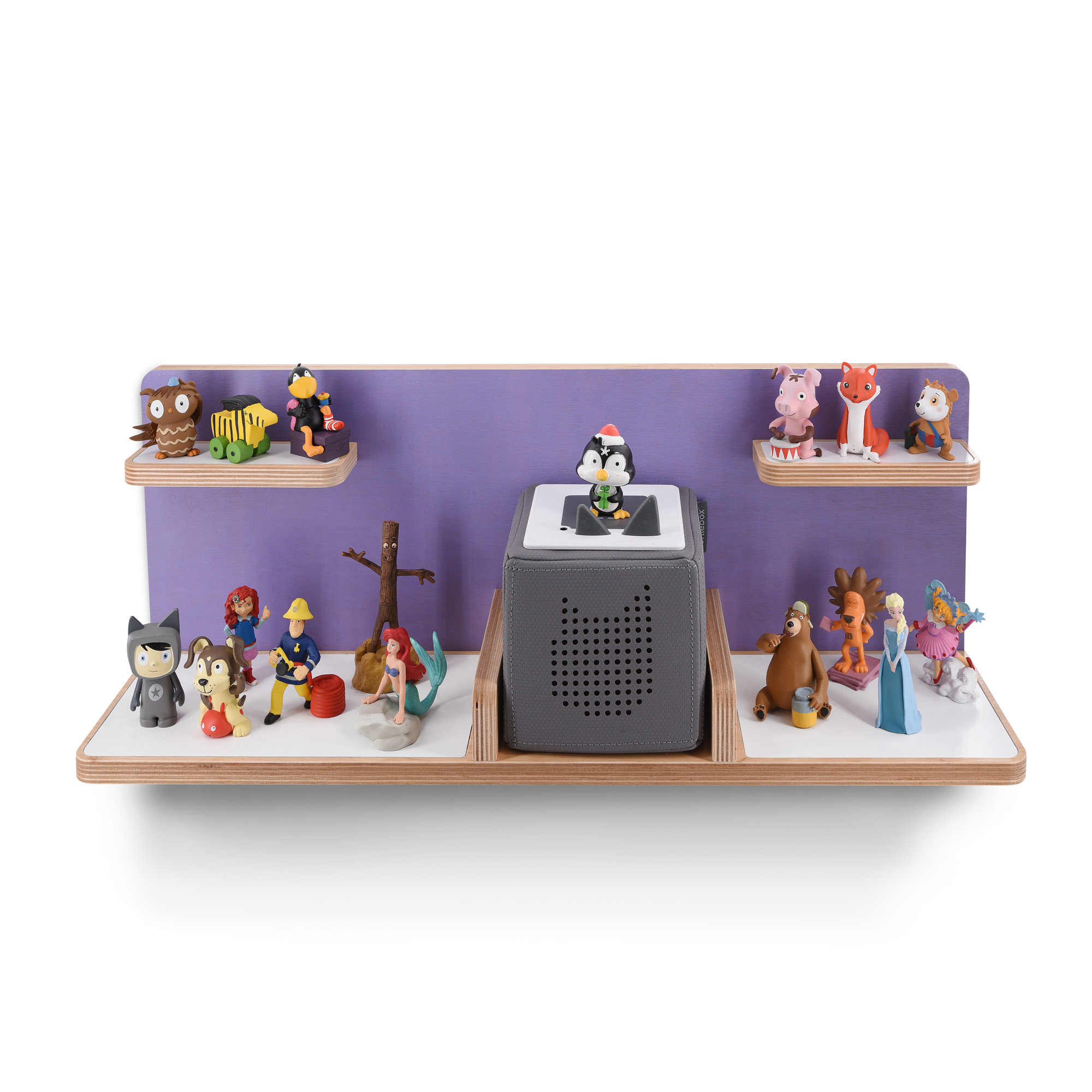Regal geeignet für die Toniebox Large – Lila