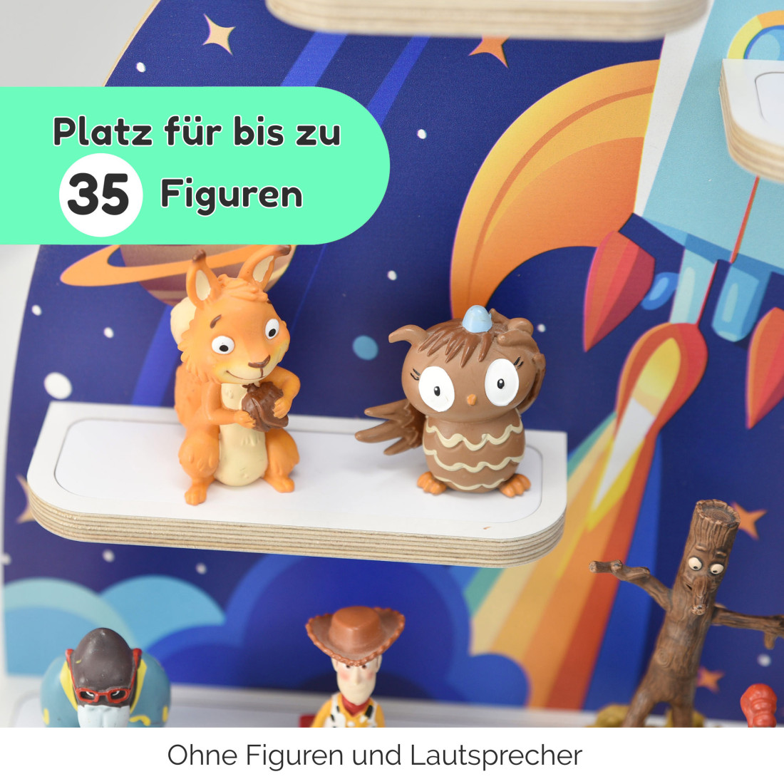 Regal für Tonies, 'Rakete', mittel