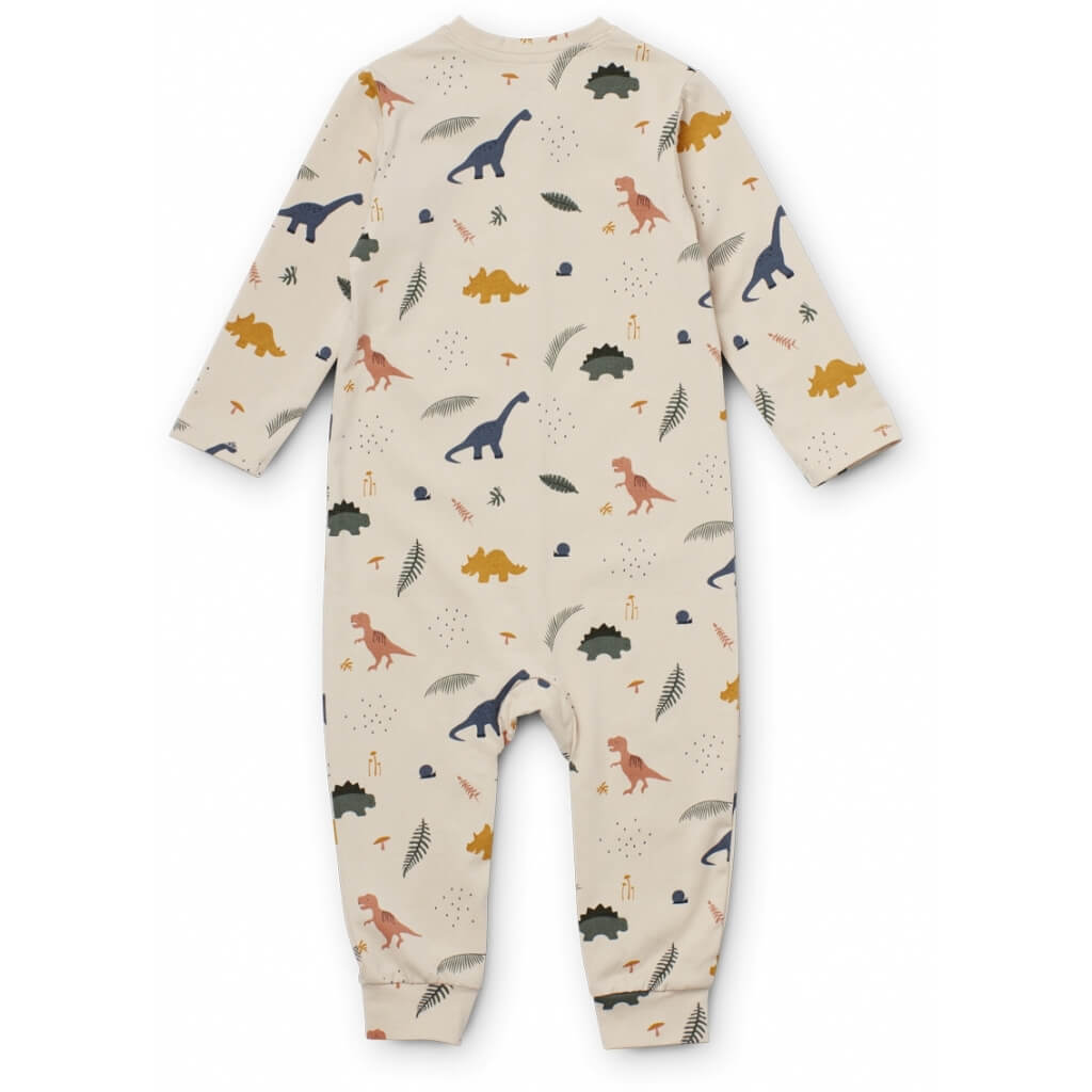 Schlafanzug "Birk Pyjamas Jumpsuit - dino sandy"