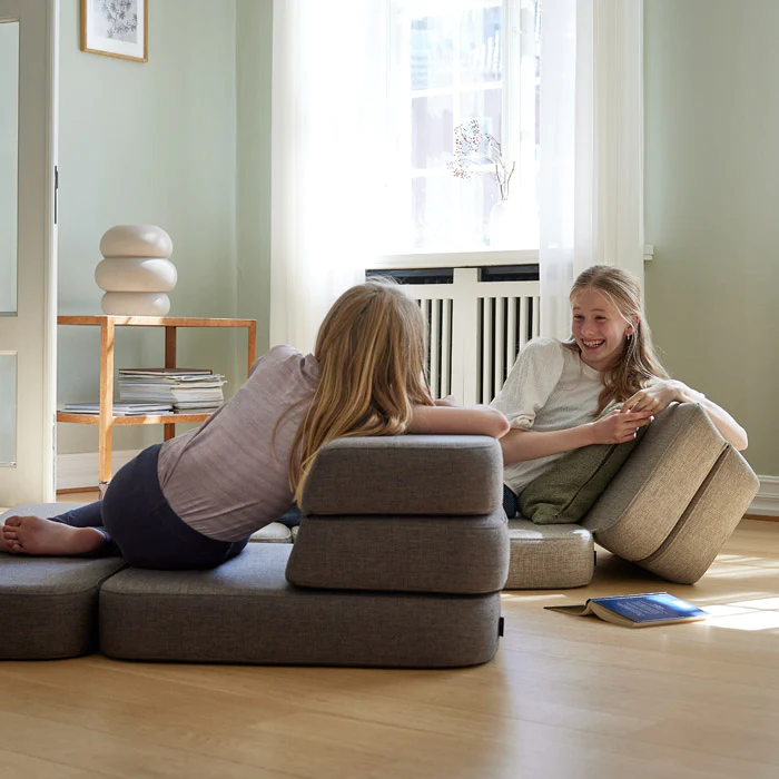 Klapp-Sofa "KK 3 Fold Sofa" Single - Brown/ Sand