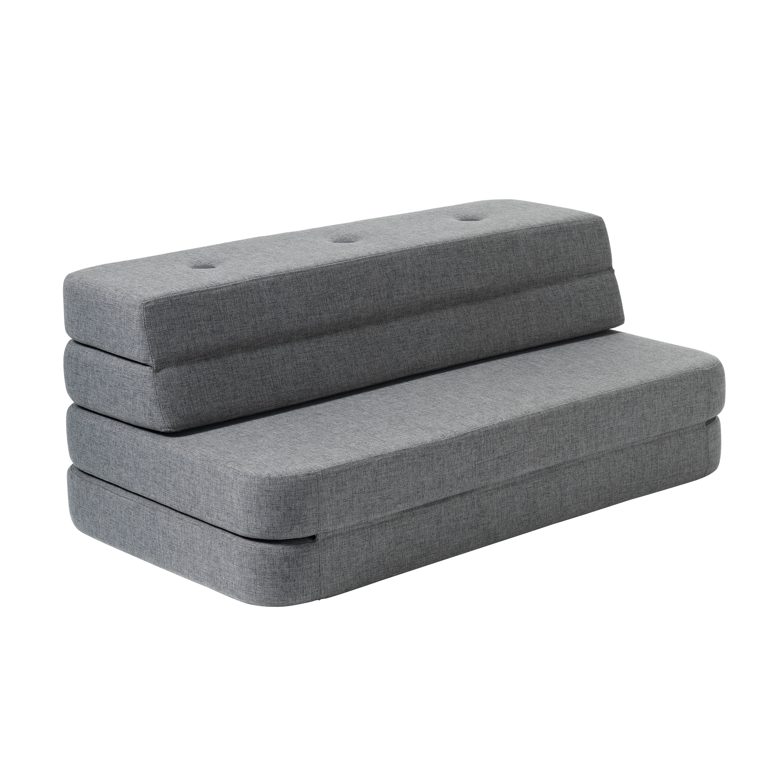 Klapp-Sofa "KK 3 Fold Sofa" (120 cm) - Blue Grey / Grey