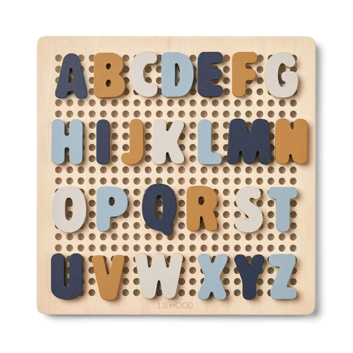Ainsley "Buchstaben Steckpuzzle - Sea Blue multi mix"