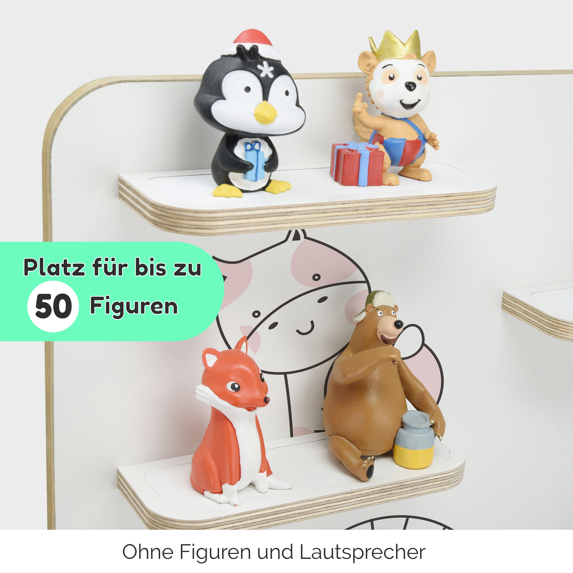 Regal für Tonies, 'Tiere', groß
