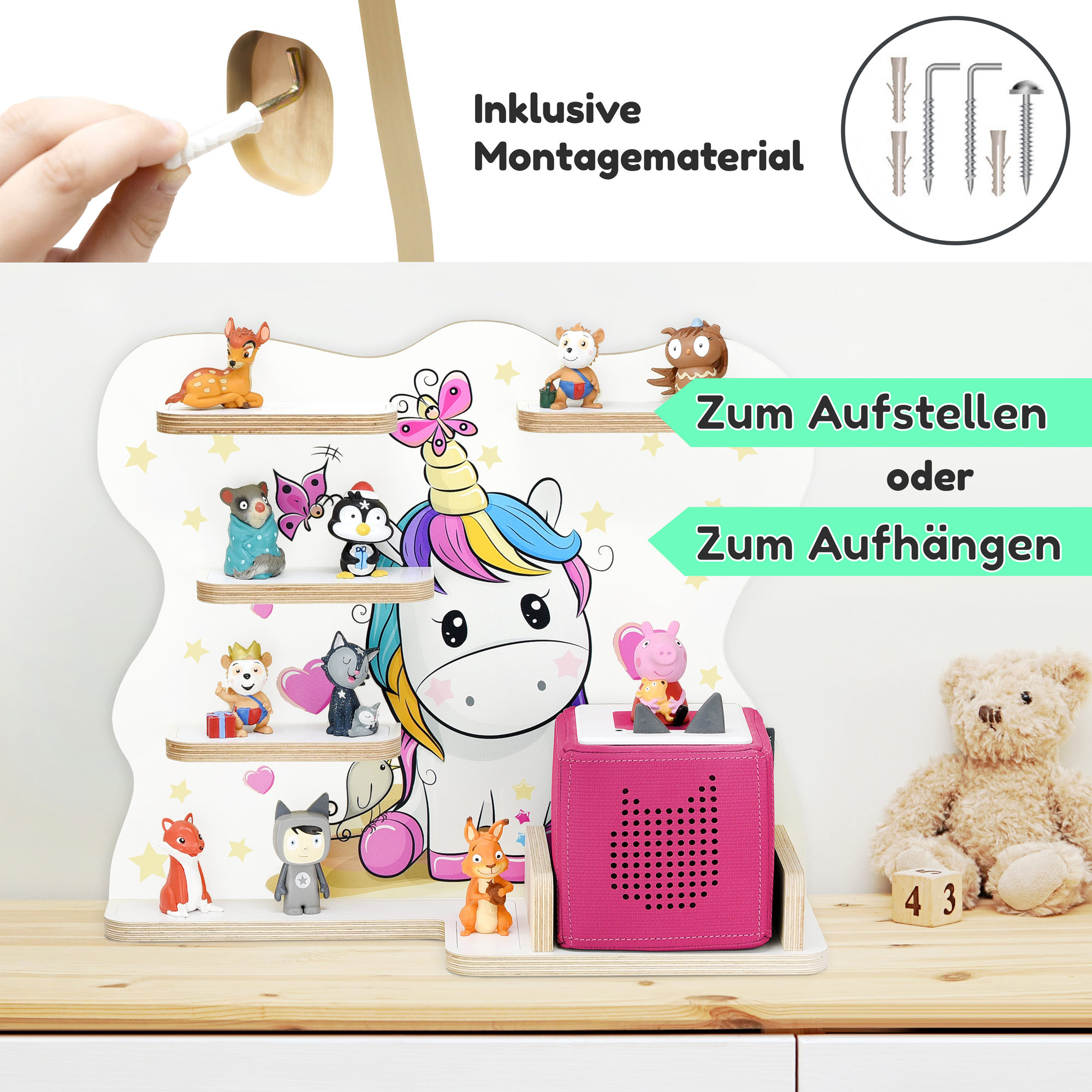 Regal für Tonies, 'Pony', mittel