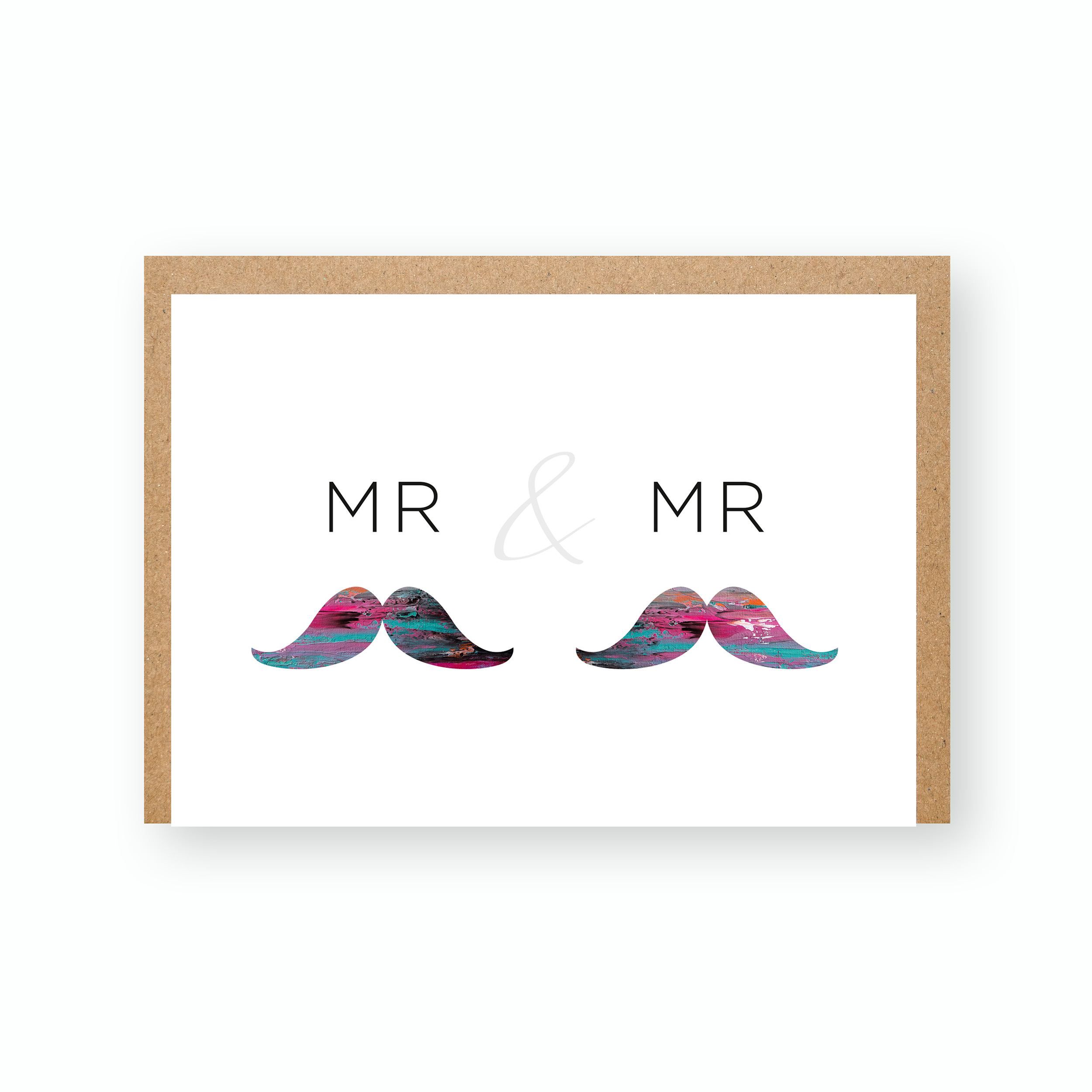 Grußkarte "Mr & Mr"