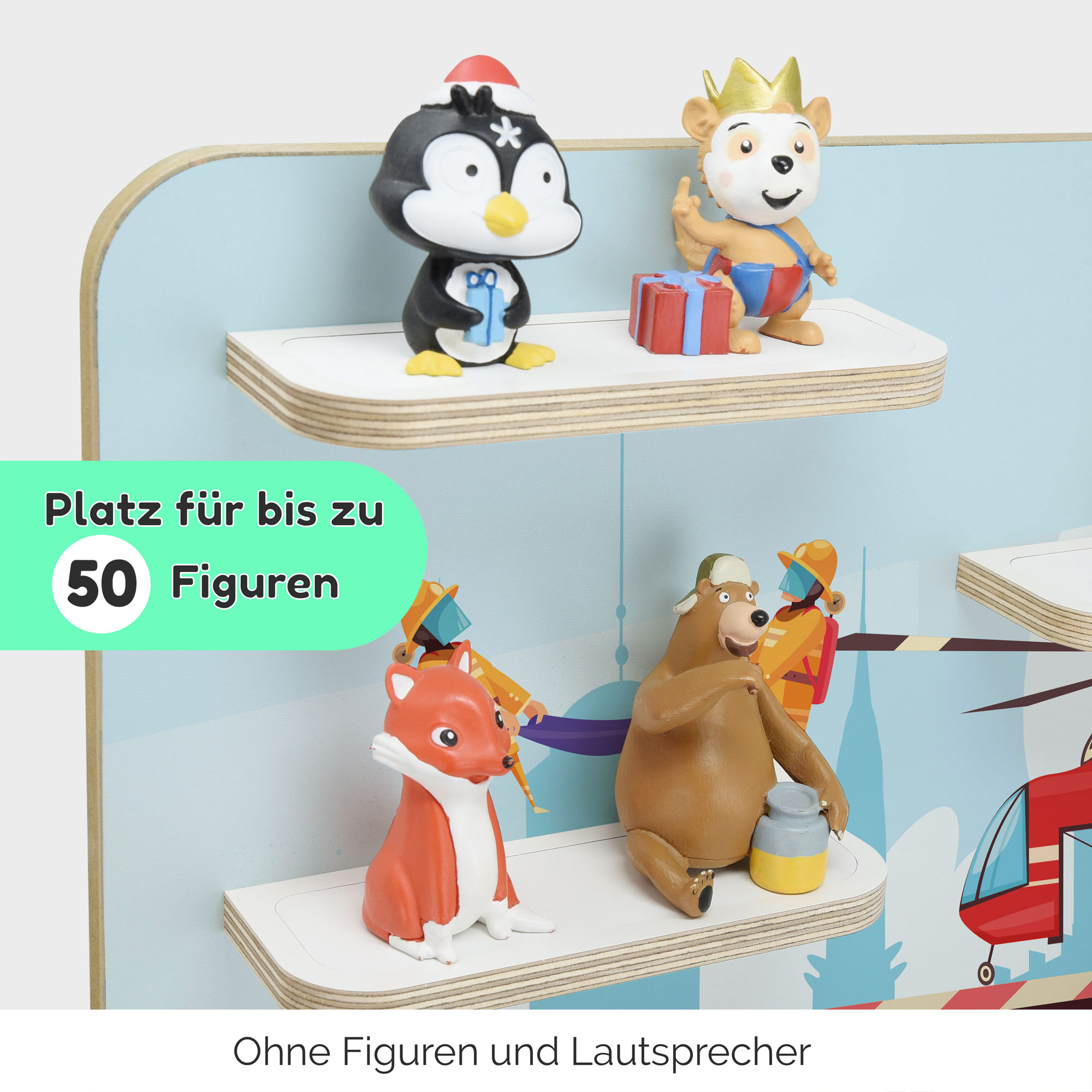 Regal für Tonies, 'Feuerwehr', groß