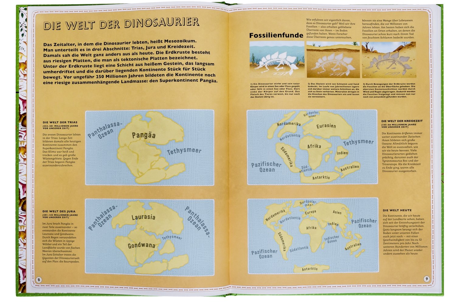 Kinderatlas "Der Atlas der Dinosaurier"