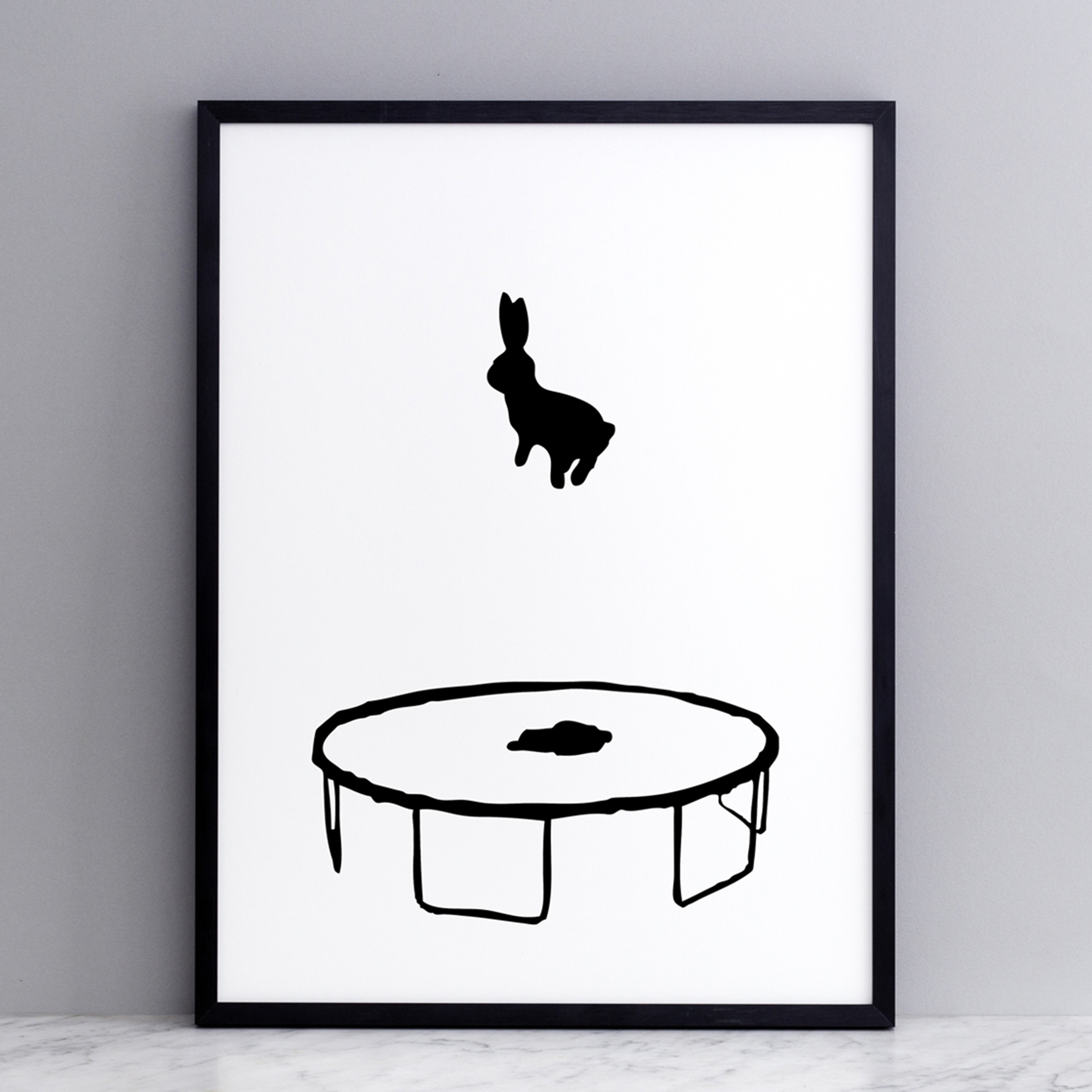 Bild "Bouncing Rabbit" 30x40 cm