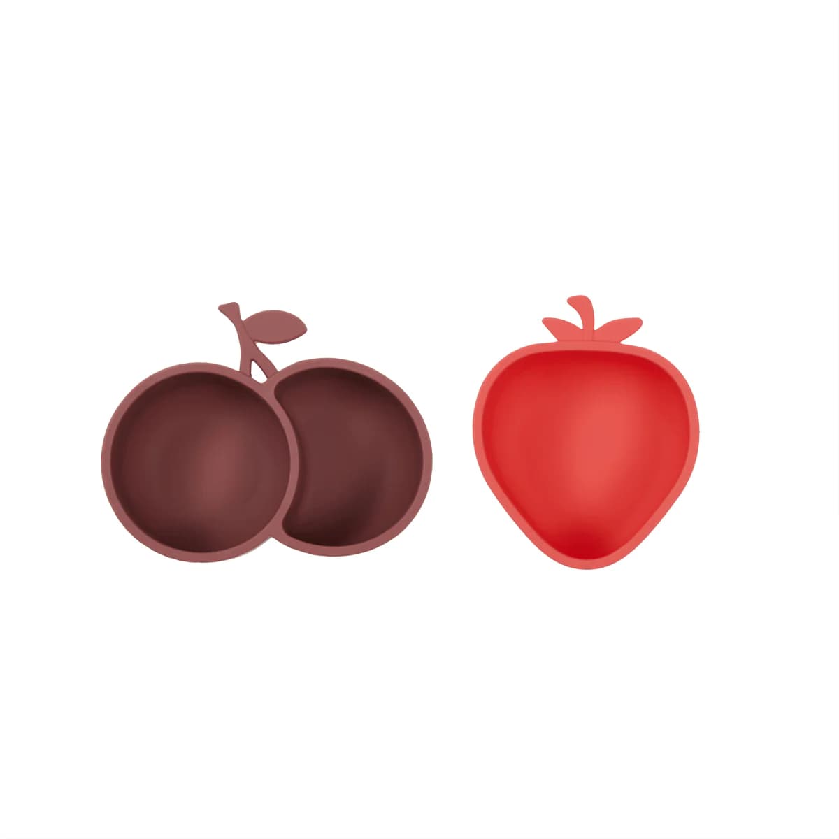 Kinderschalen für Snacks "Yummy Strawberry & Cherry" 2er Set
