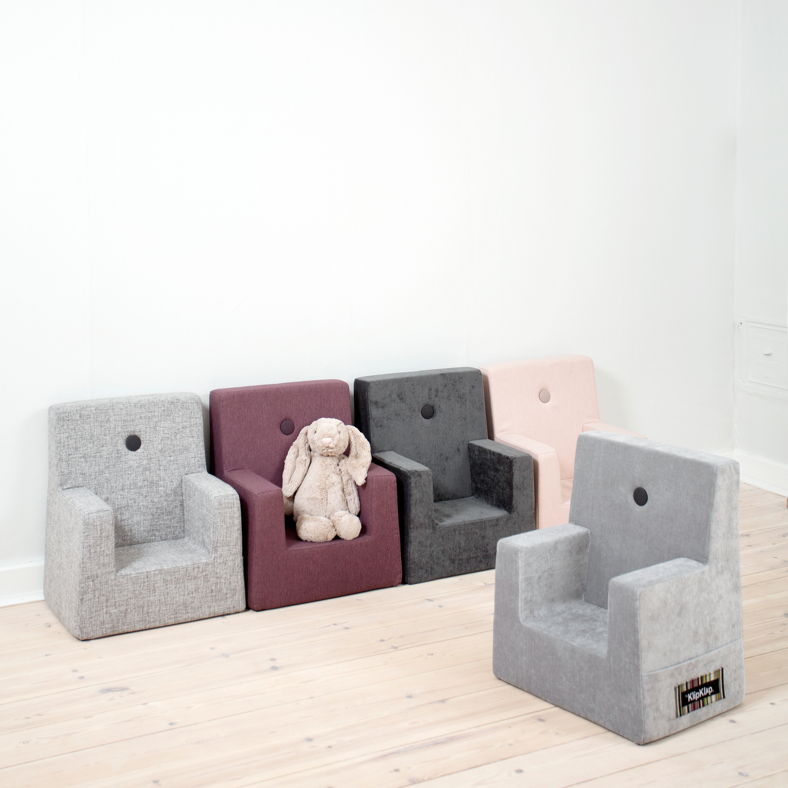 Kindersessel "KK Kids Chair" - Multi Grey / Grey