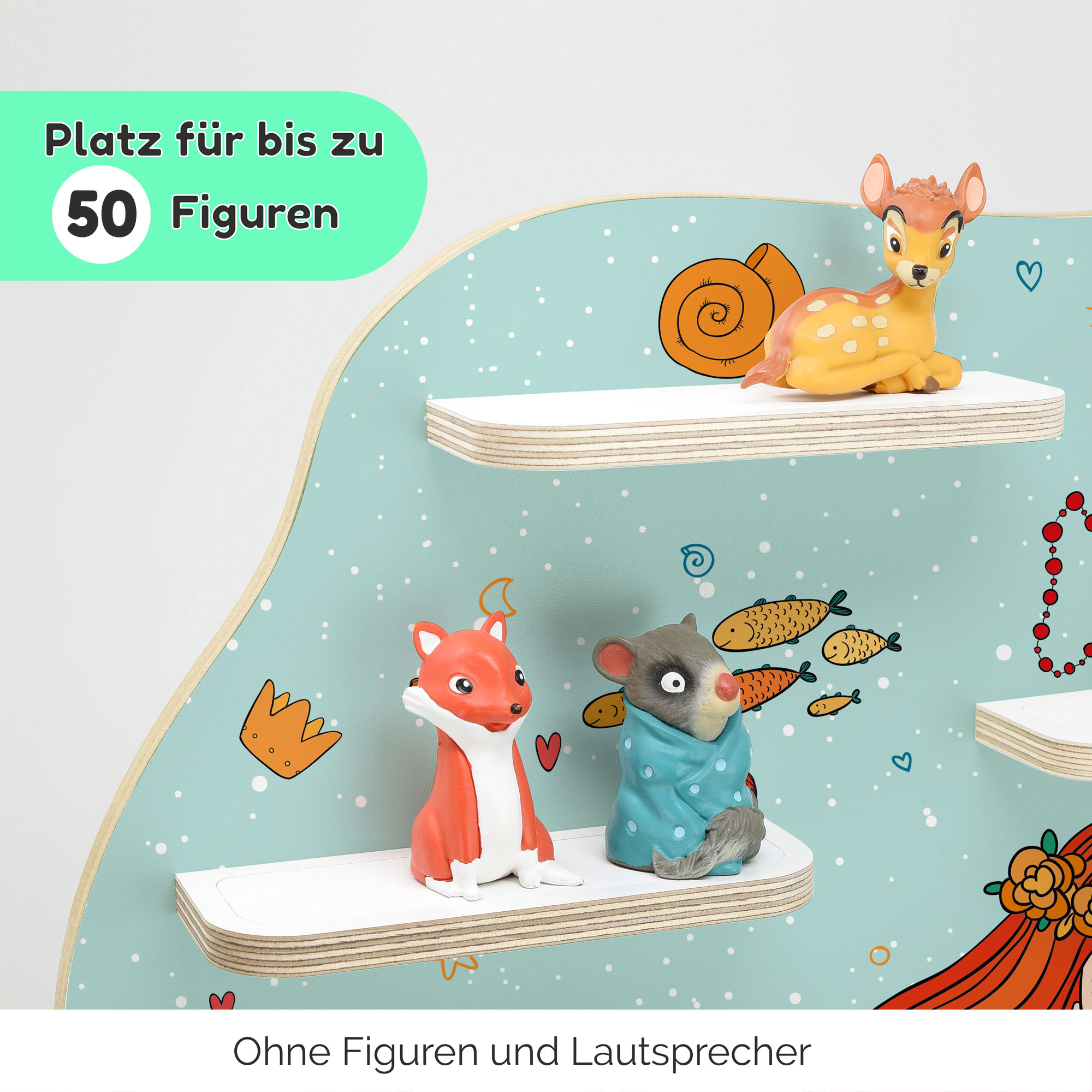 Regal für Tonies, 'Meermaid', groß