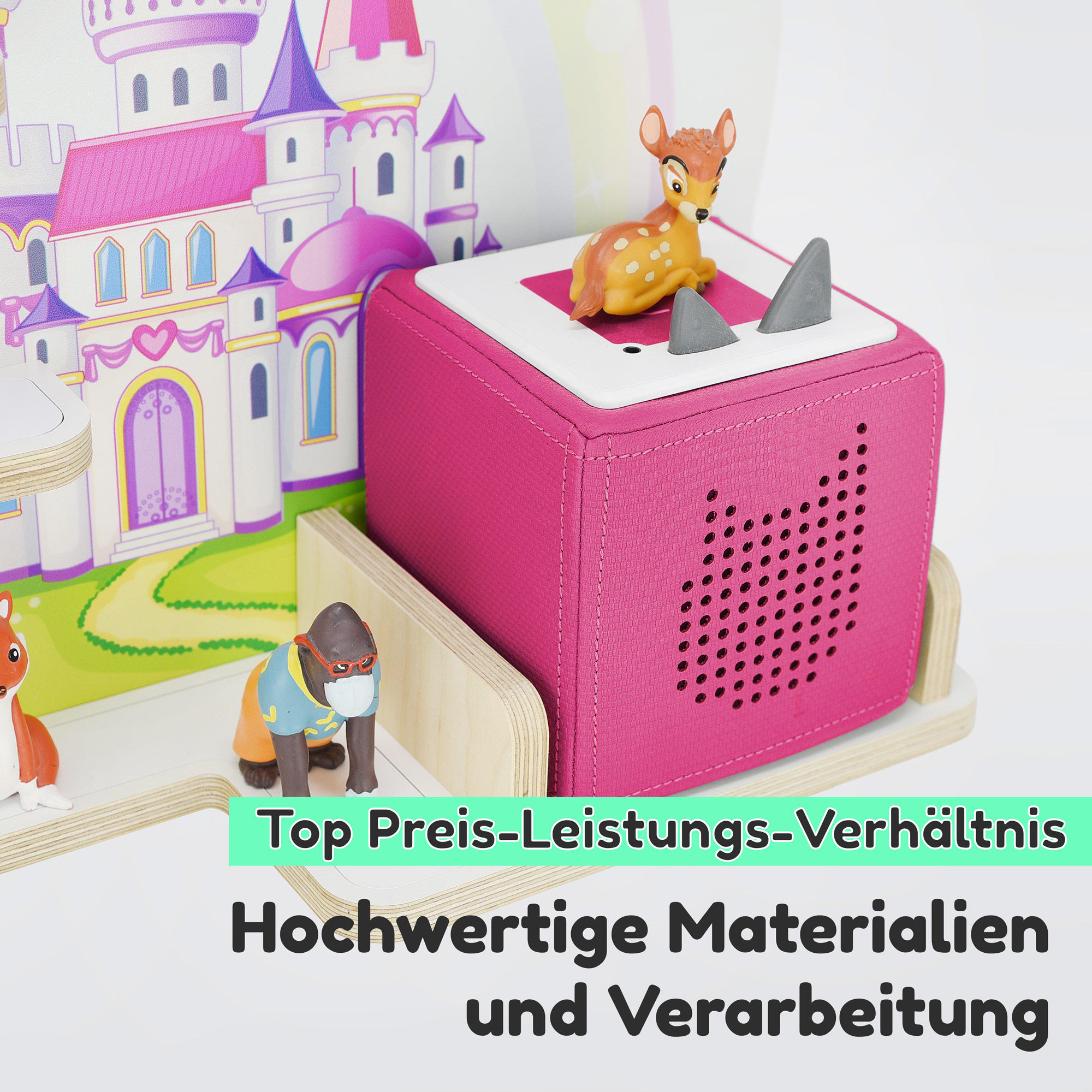 Regal für Tonies, 'Märchenschloss', mittel